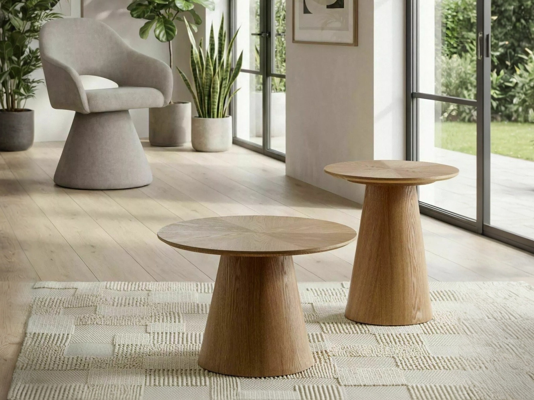 Table d'appoint Detroit 1065 (Chêne)