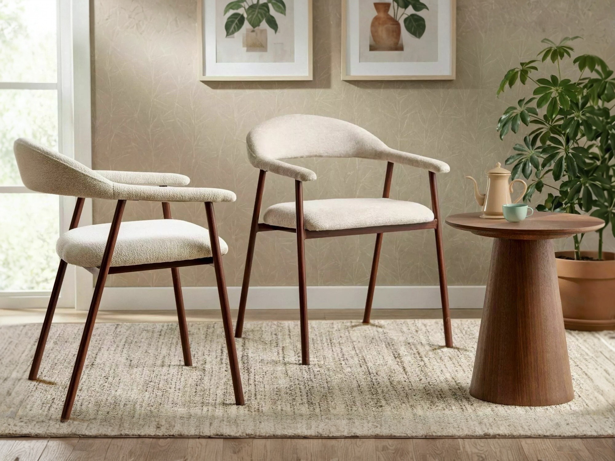 Table d'appoint Detroit 1065 (Noyer foncé)