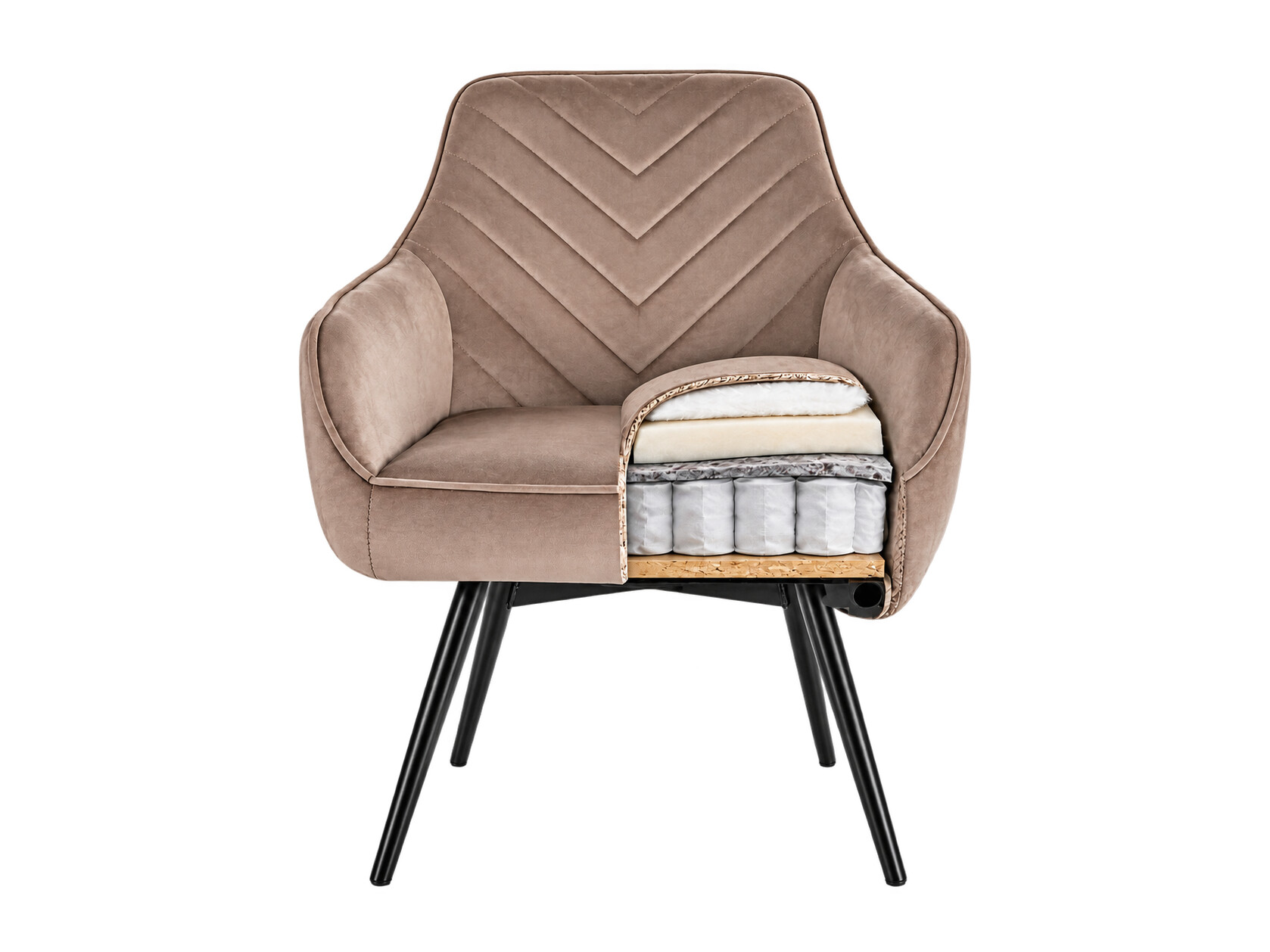 Chaise Detroit 734 (Gris)
