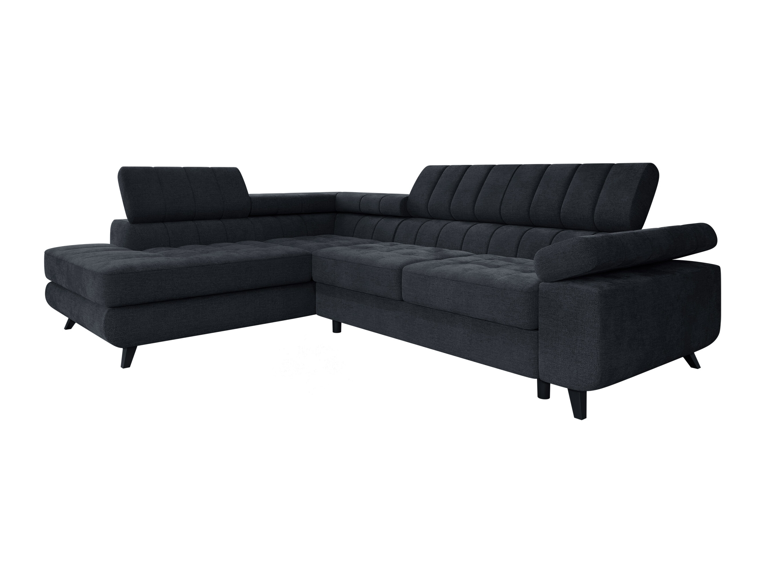 Canapé d'angle Comfivo Agnus (Spirit Black)