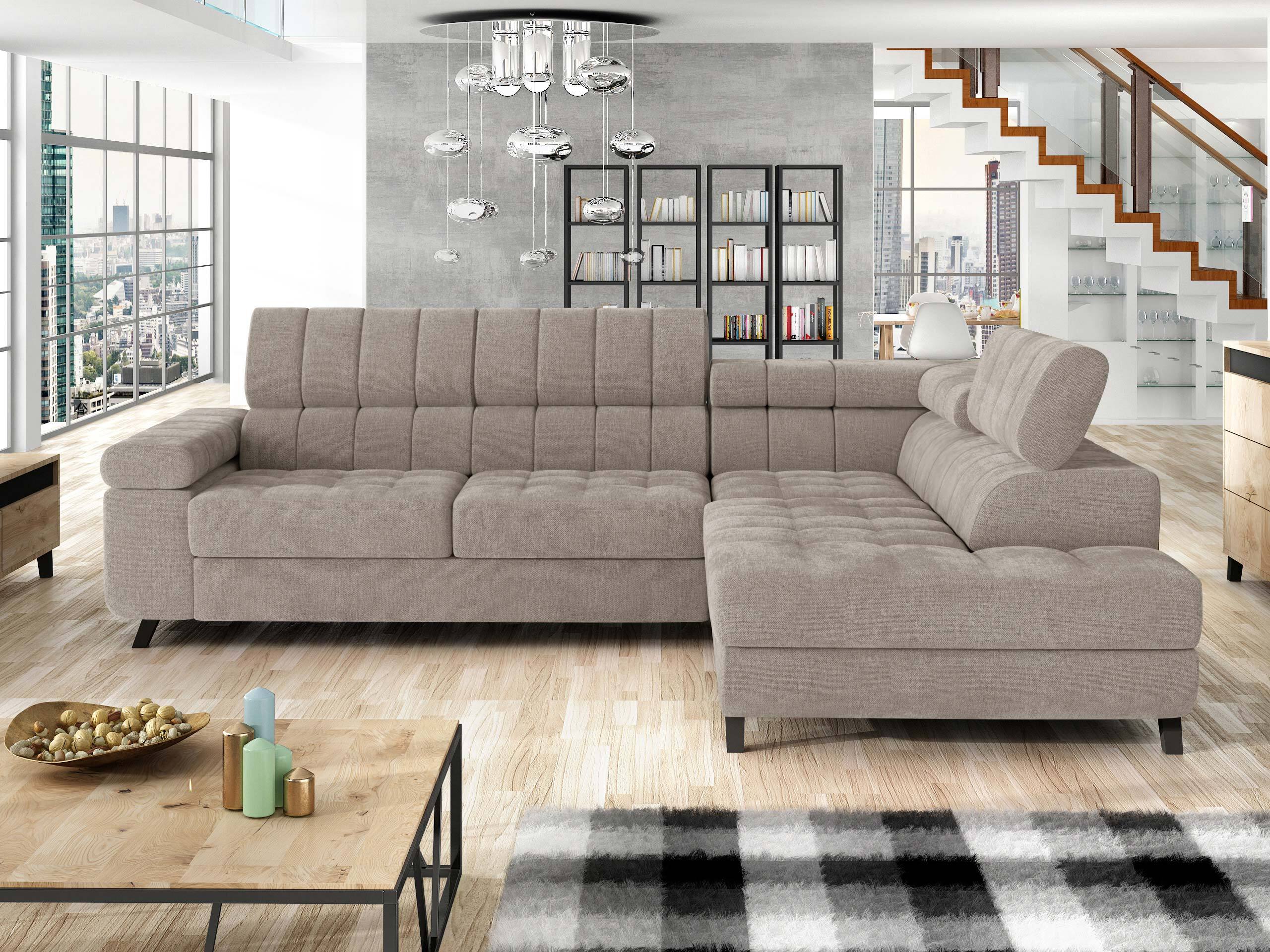 Canapé d'angle Comfivo Agnus (Spirit Taupe)
