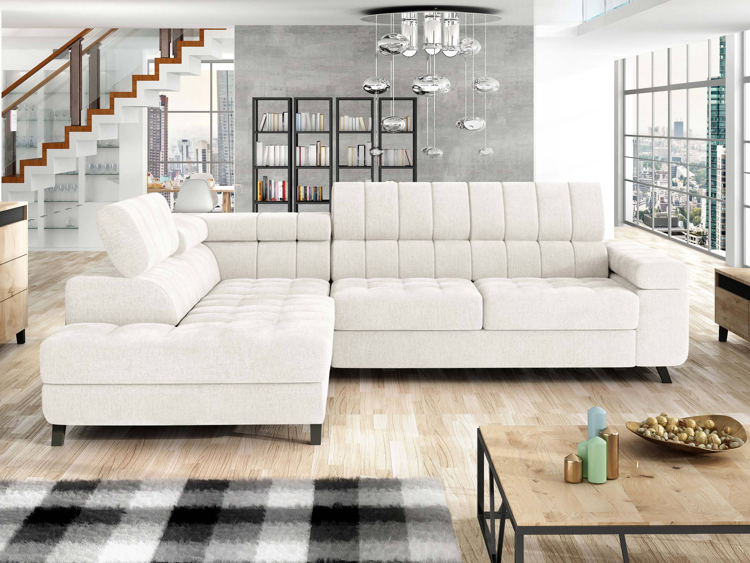 Canapé d'angle Comfivo Agnus (Spirit White)