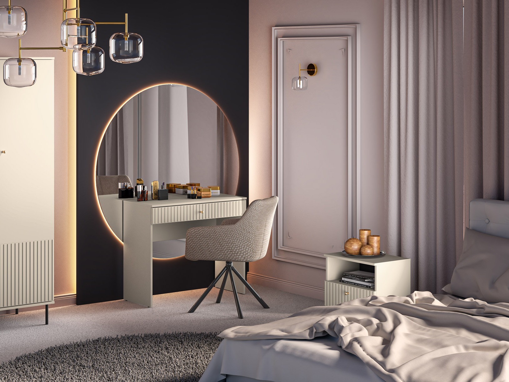Table de chevet Marmeli 106