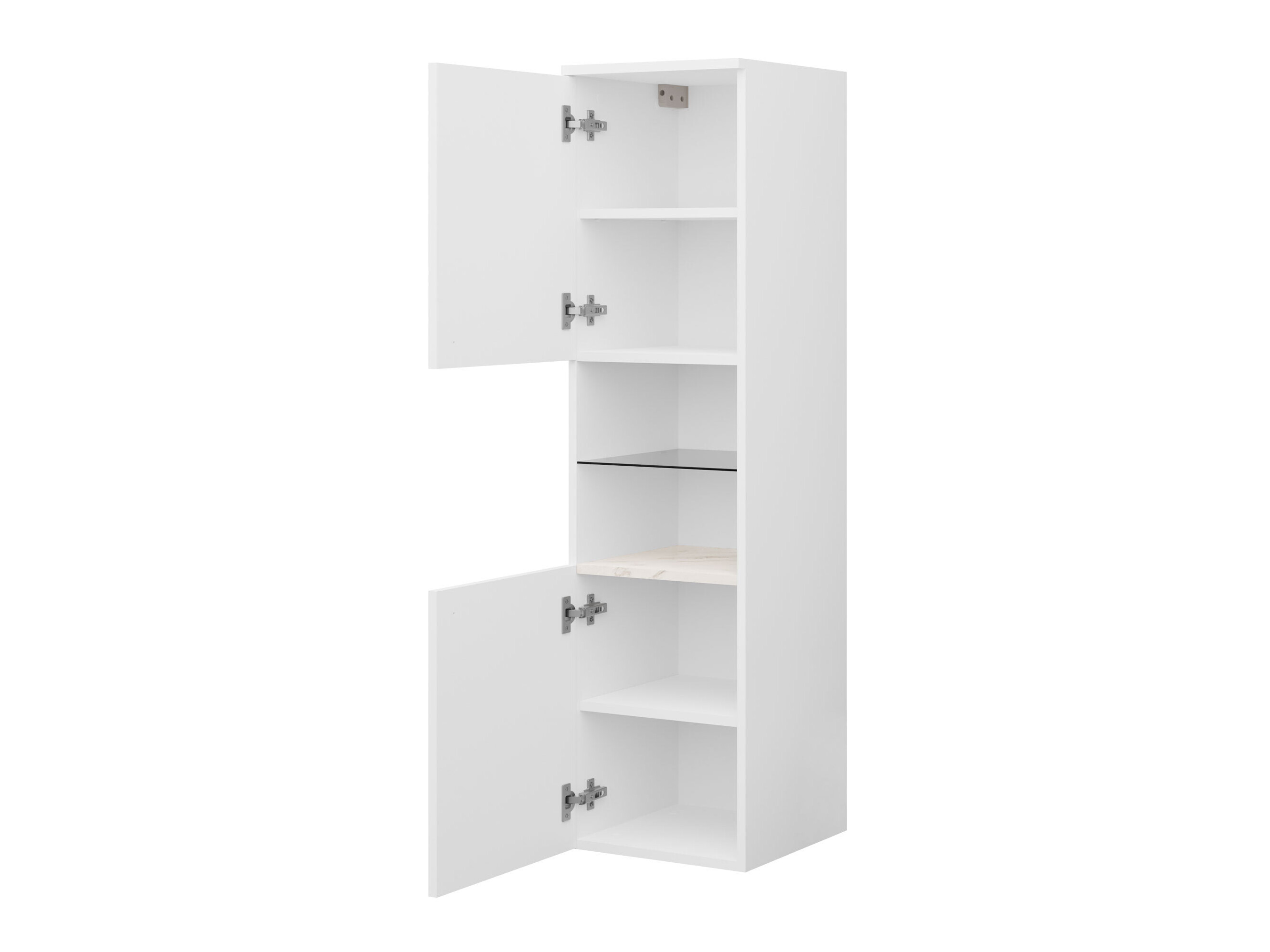 Armoire de salle de bain murale Salus (Cachemire + Chêne Cremona)