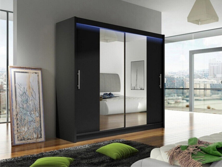 Armoire Closico Pallor II (Noir)
