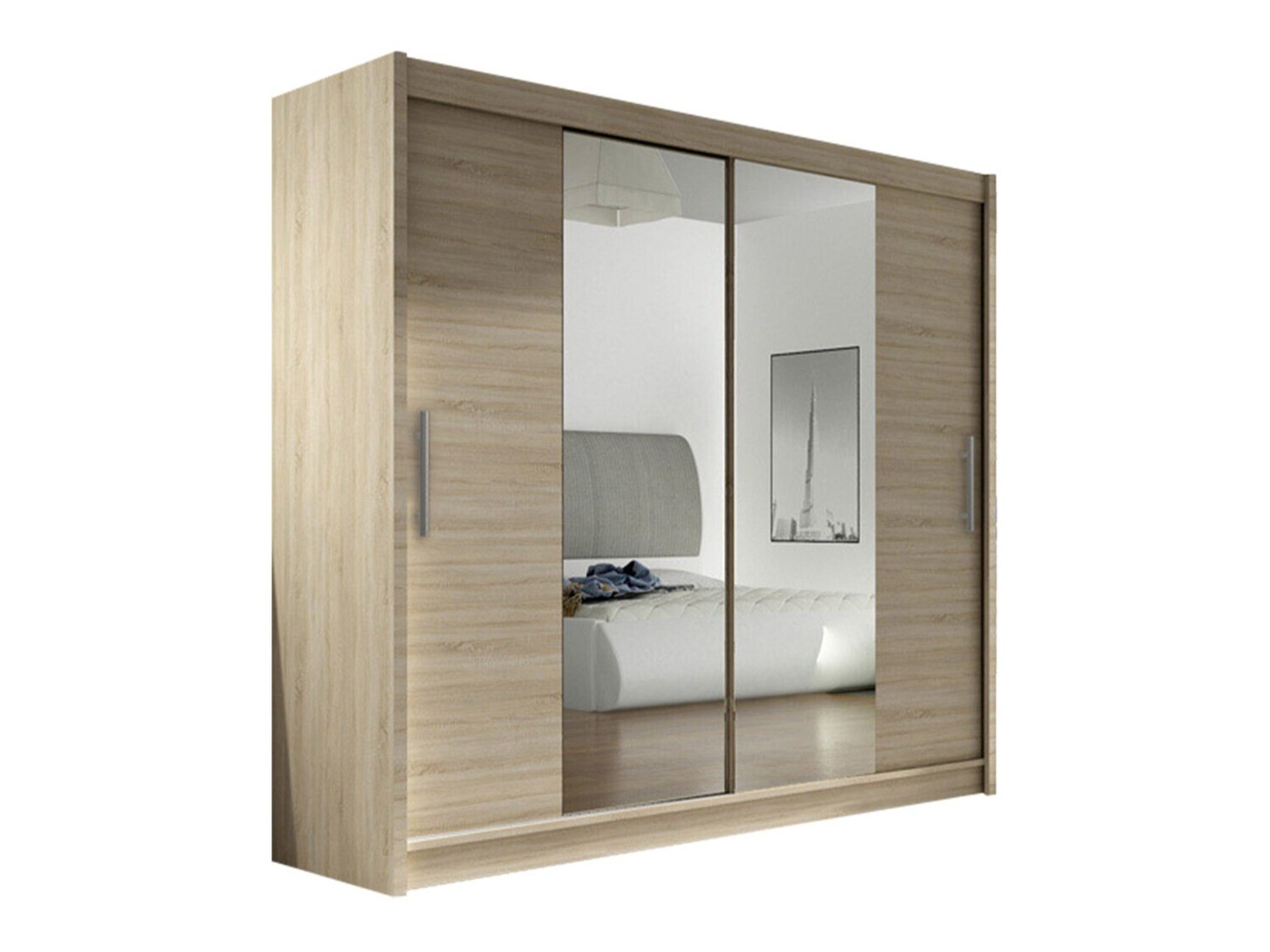 Armoire Closico Pallor II (Sonoma chêne)