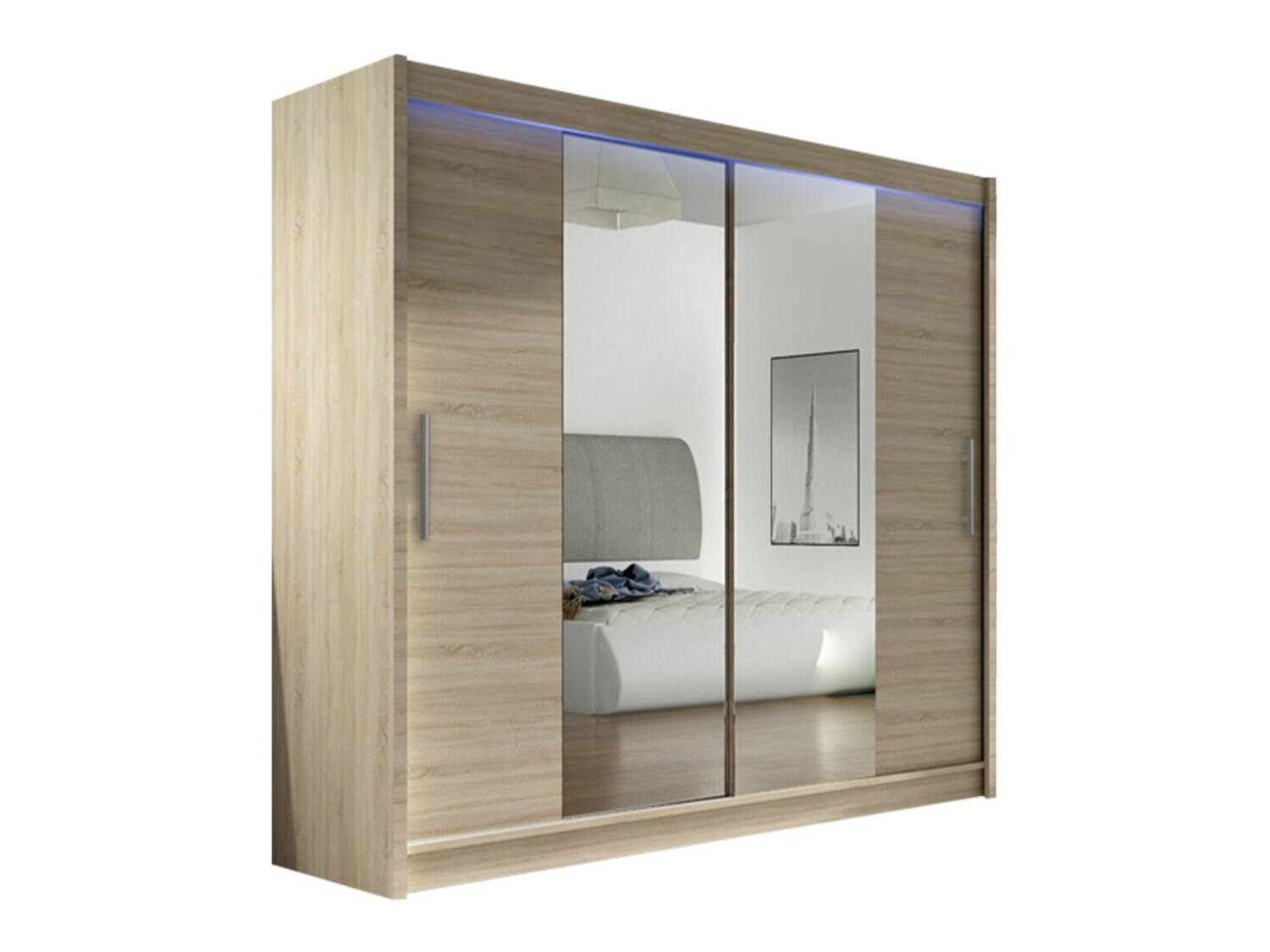 Armoire Closico Pallor II (Sonoma chêne)