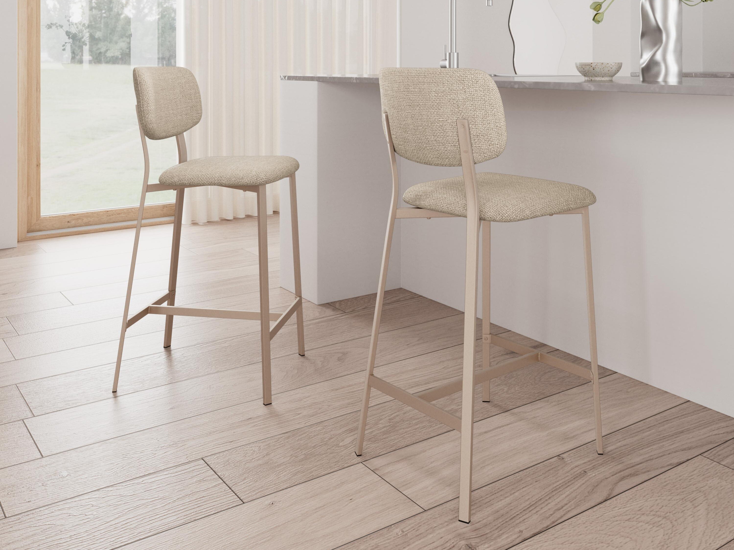 Chaise de bar Norsica 1109 (Beige)