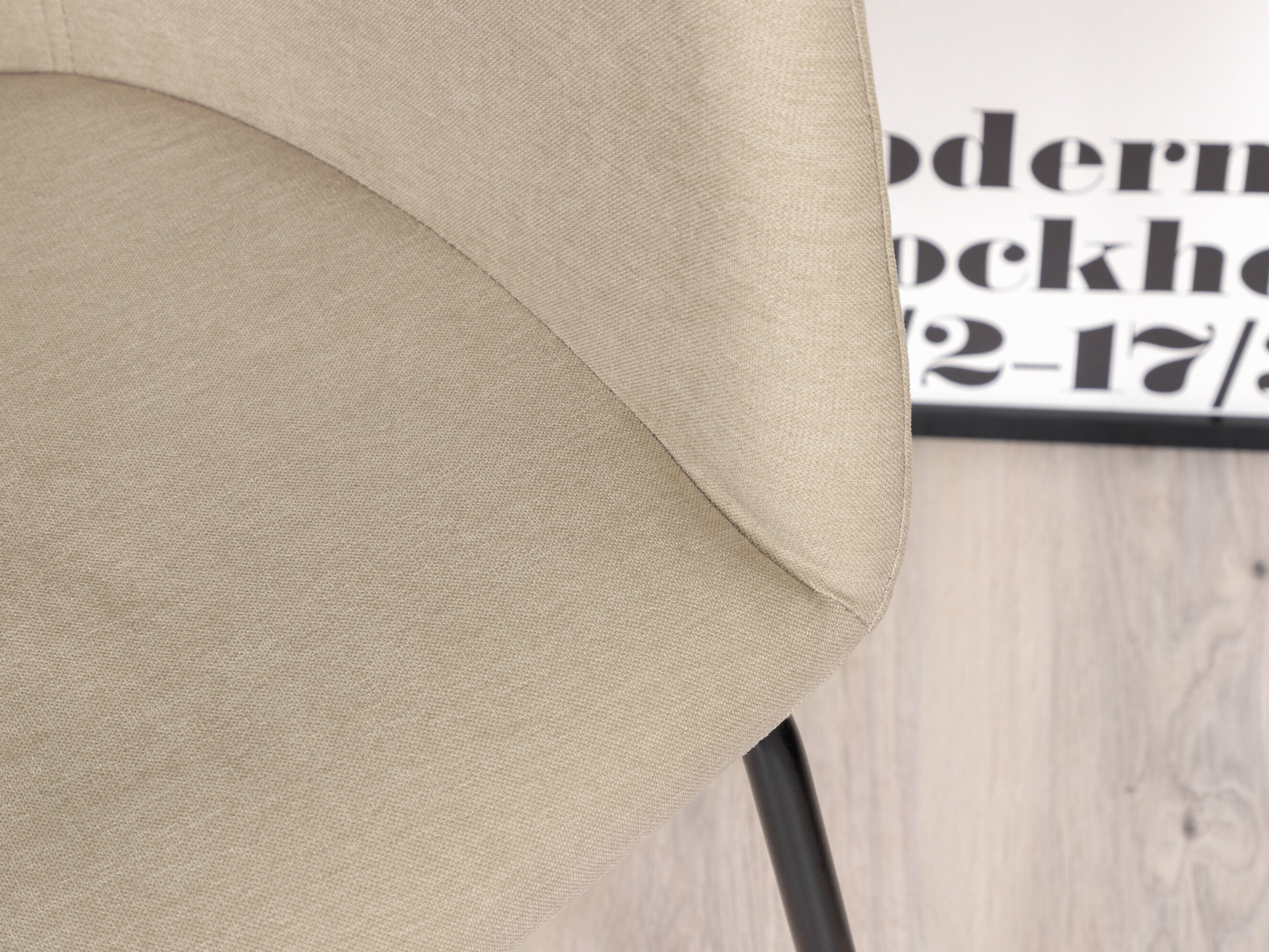 Chaise Dallas 2603 (Beige + Noir)