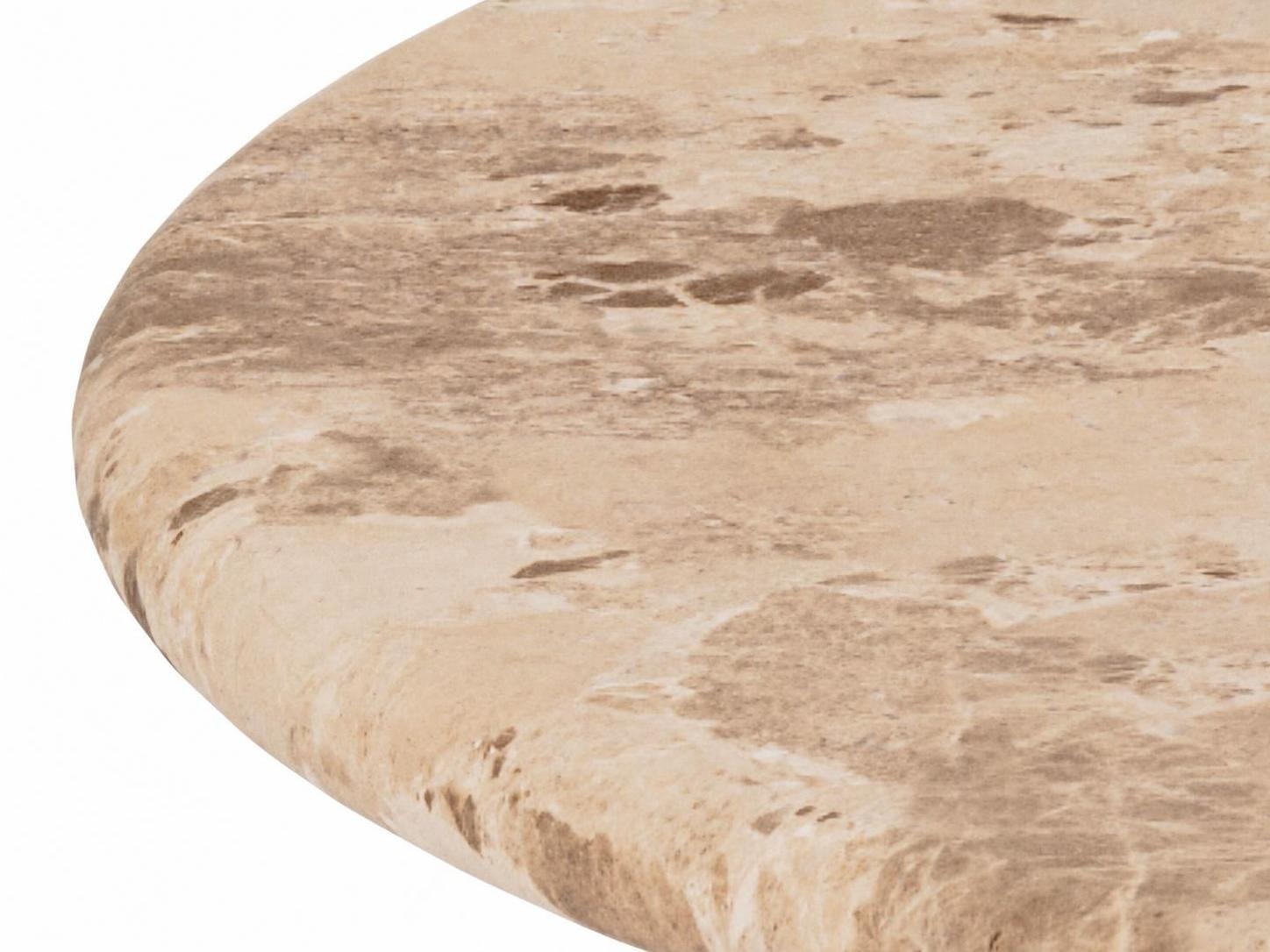 Table basse Norsica 1112 (Chêne clair + Marbre marron)