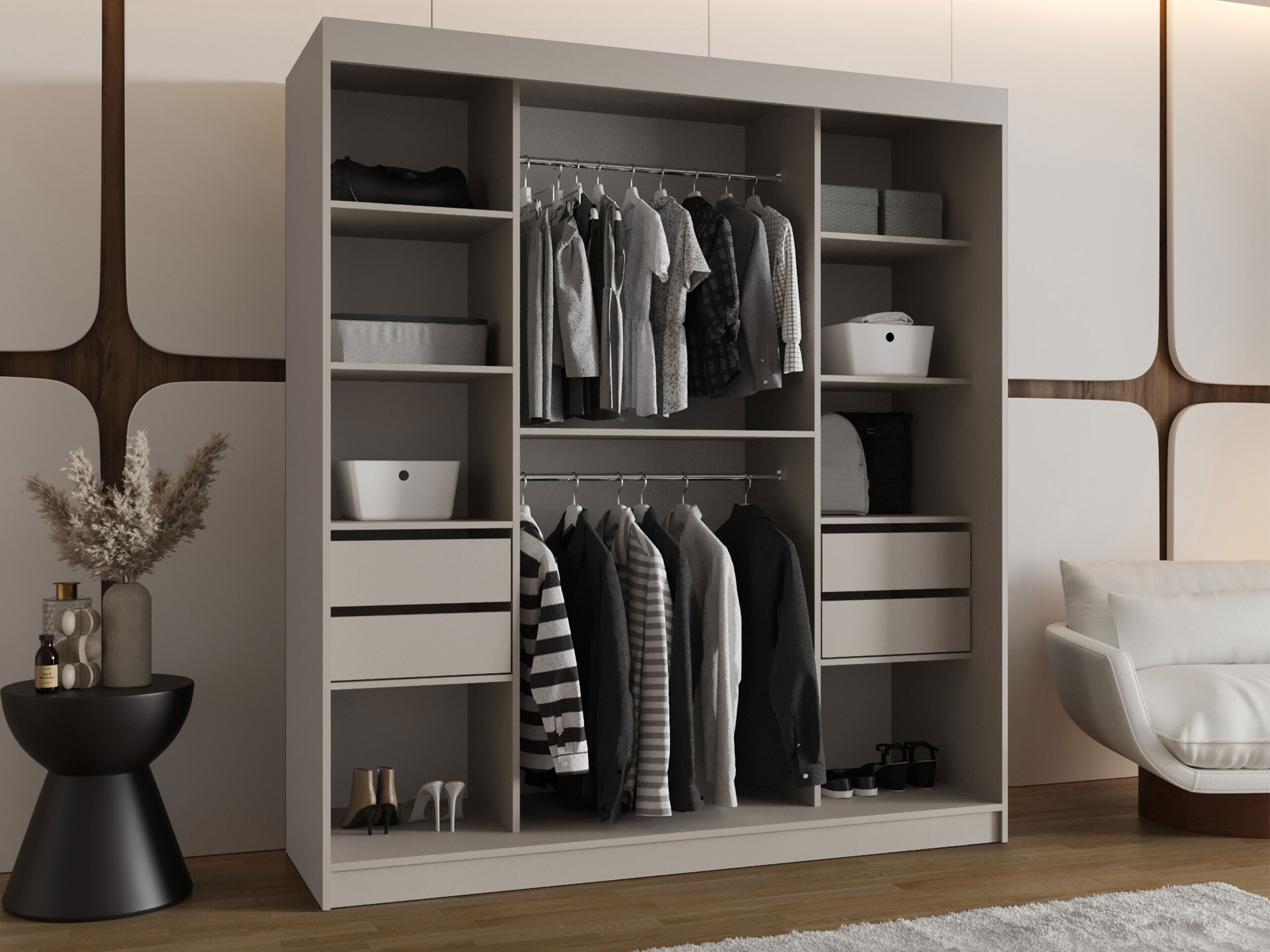 Armoire Hartford 529 (Noir)