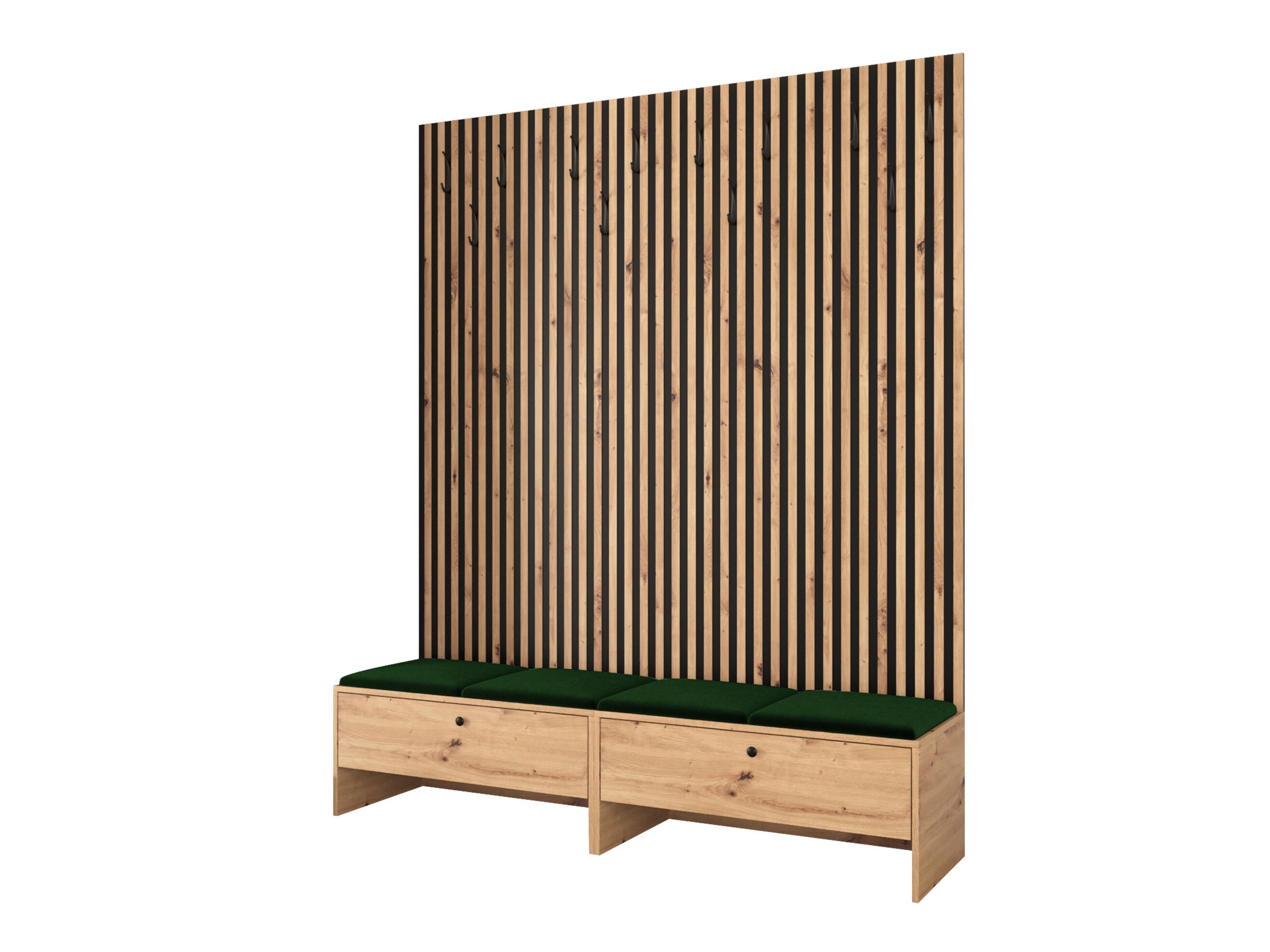 Ensemble de meubles d’entrée Donio V (Chêne Artisan + Polo 889)