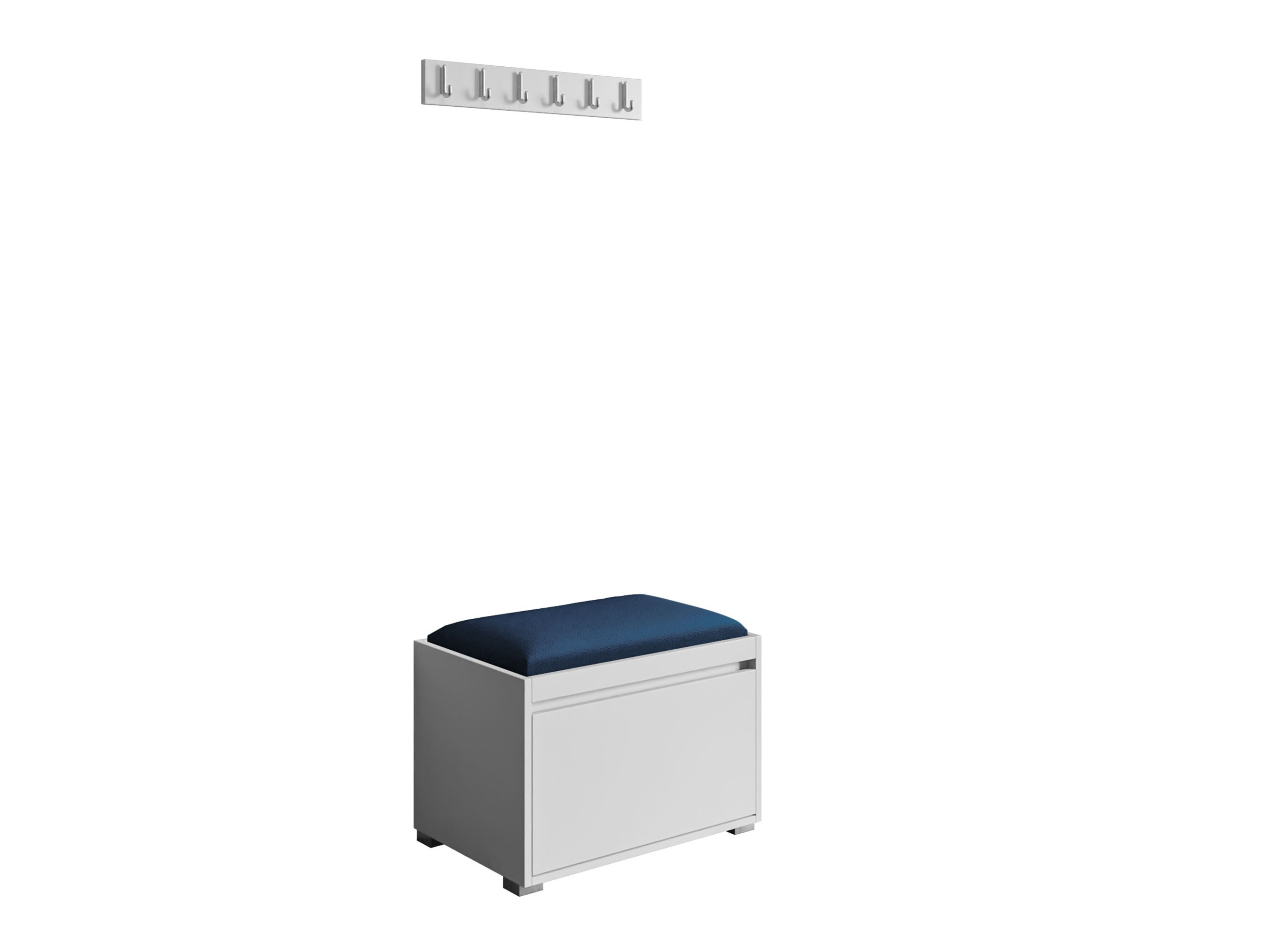Meuble d'entrée Comfivo Pinus VIII (Blanc + Polo 891)