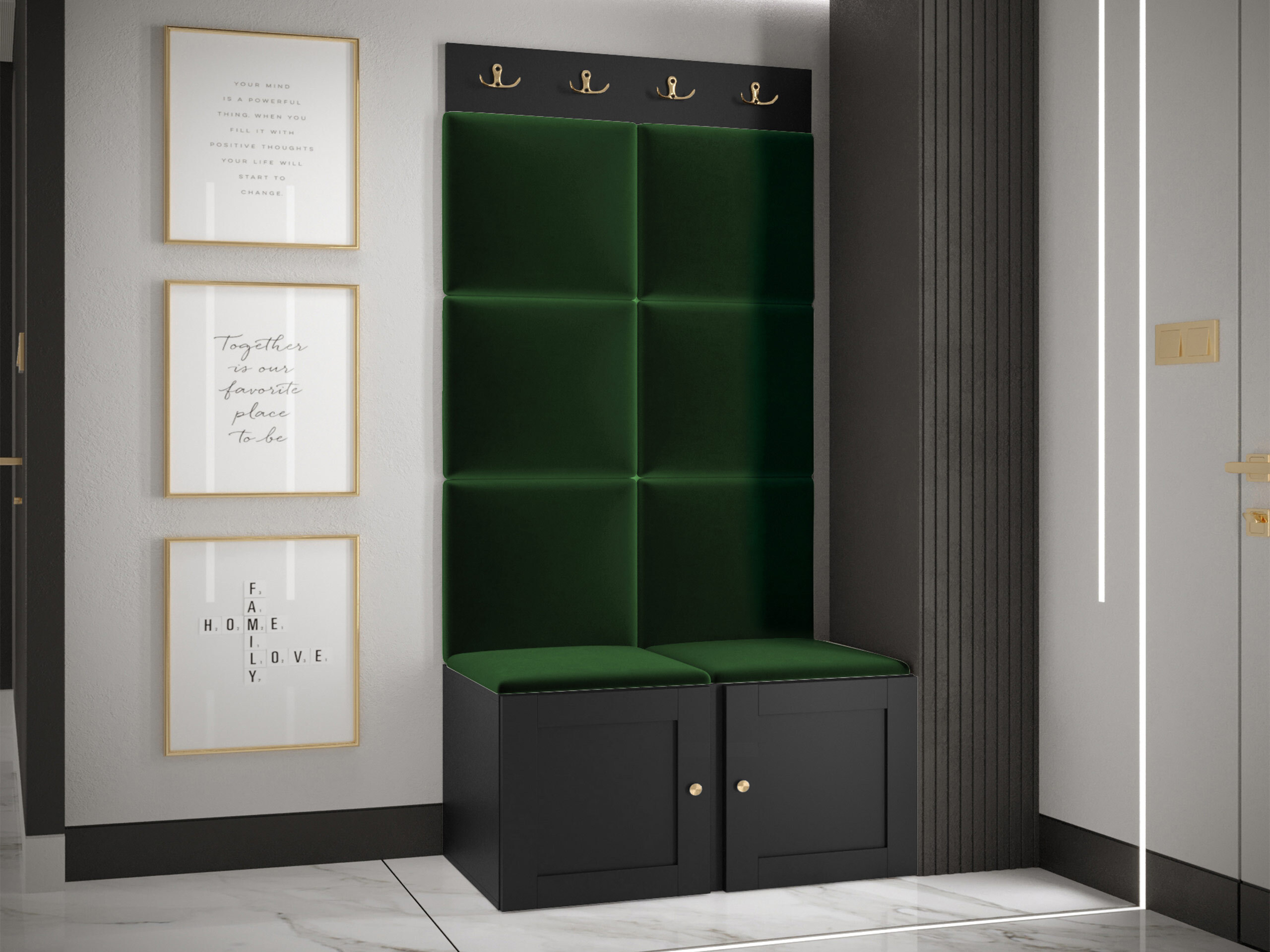 Meuble d'entrée Hartford 375 (Polo 889)