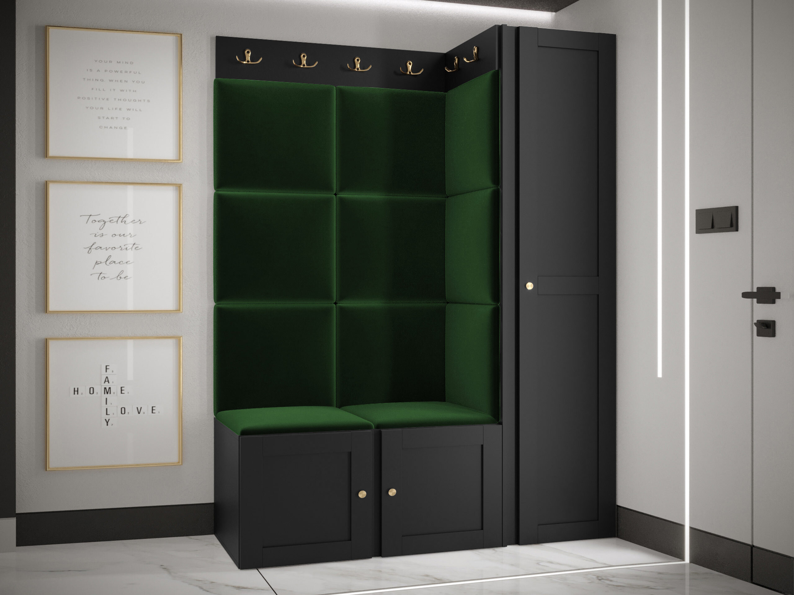 Meuble d'entrée Hartford 377 (Polo 889)