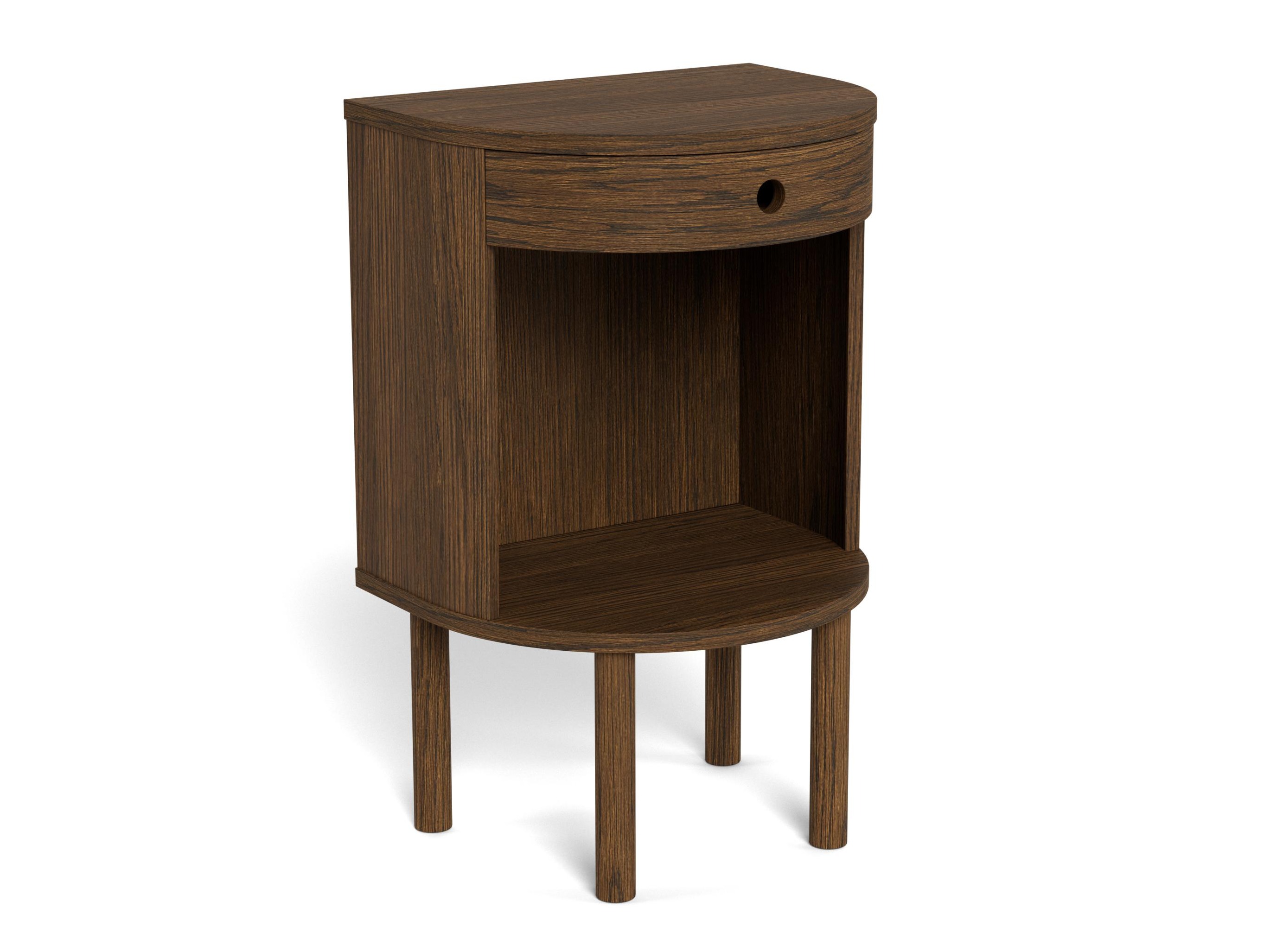 Table de chevet Norsica 987 (Chêne foncé)