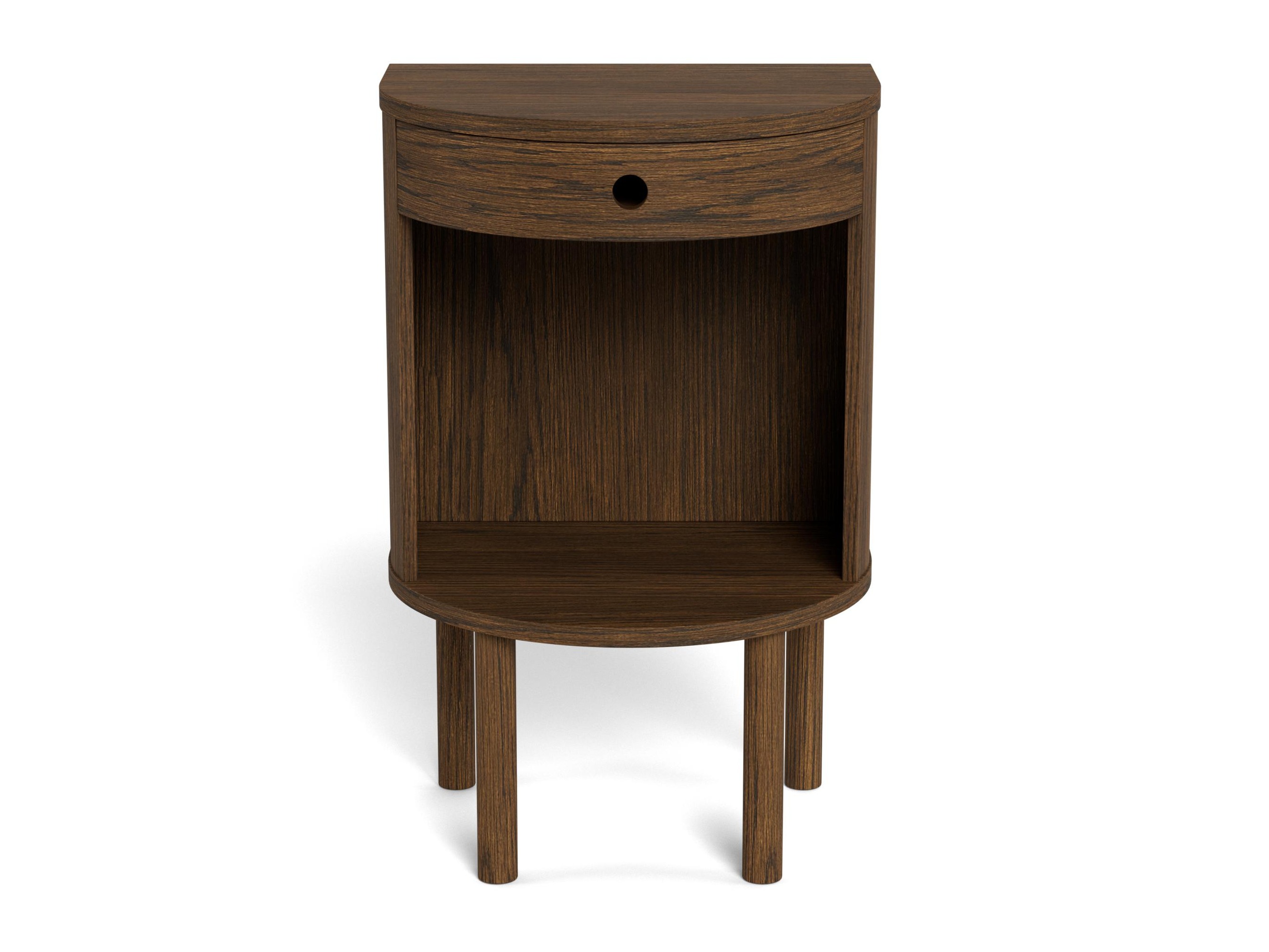 Table de chevet Norsica 987 (Chêne foncé)