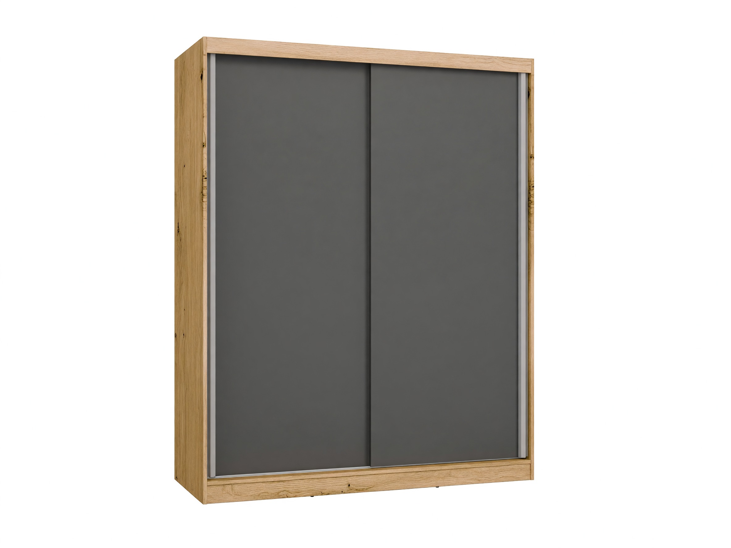 Armoire Mandeville 167 (Chêne Artisan + Anthracite)