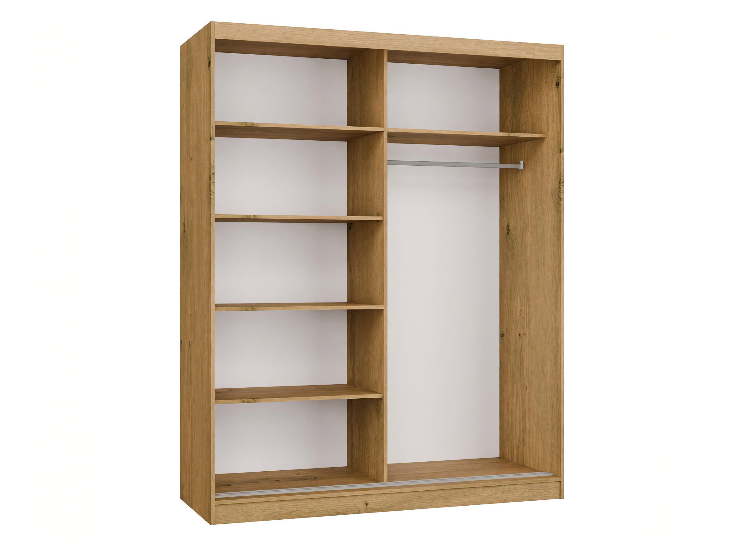 Armoire Mandeville 167 (Chêne Artisan + Anthracite)