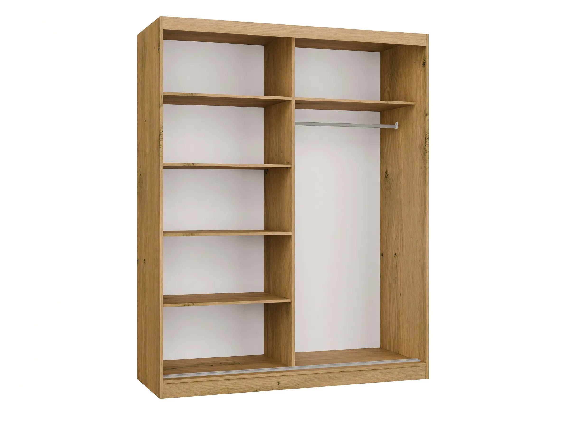 Armoire Mandeville 167 (Chêne Artisan + Blanc)
