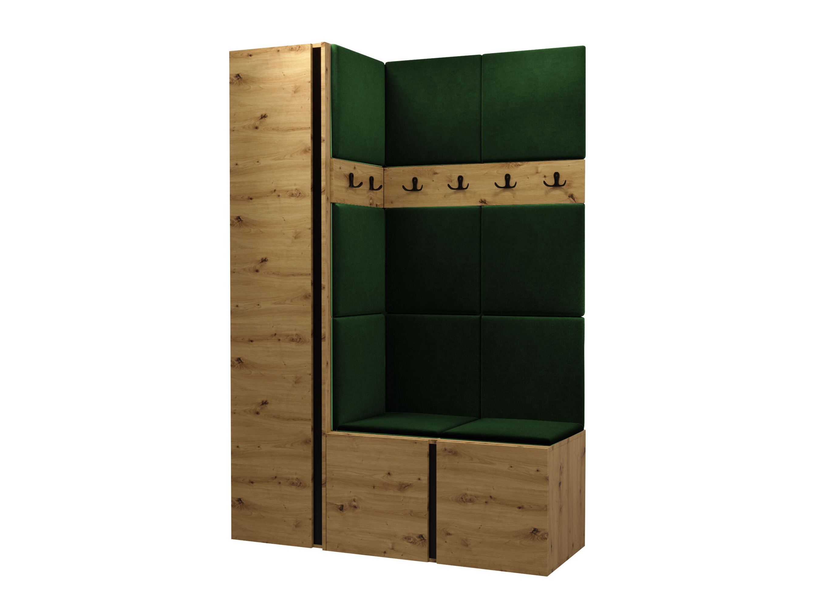 Ensemble de meubles d’entrée Pinis IX (Chêne Artisan)