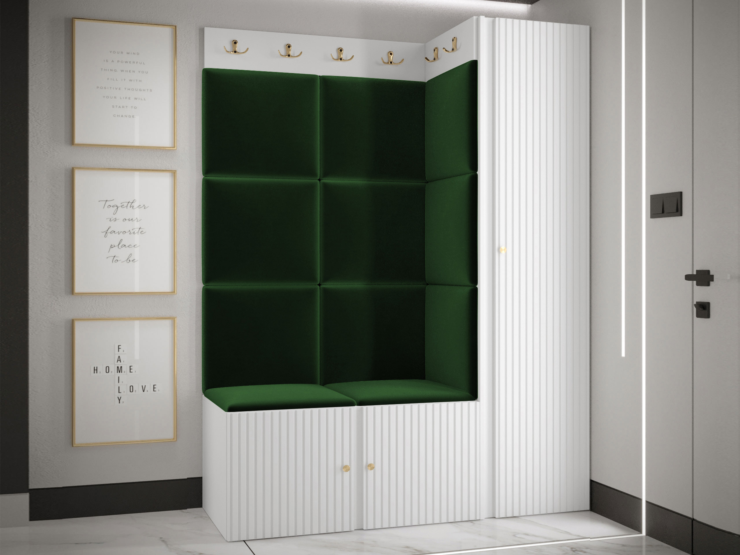 Meuble d'entrée Hartford 385 (Polo 889)