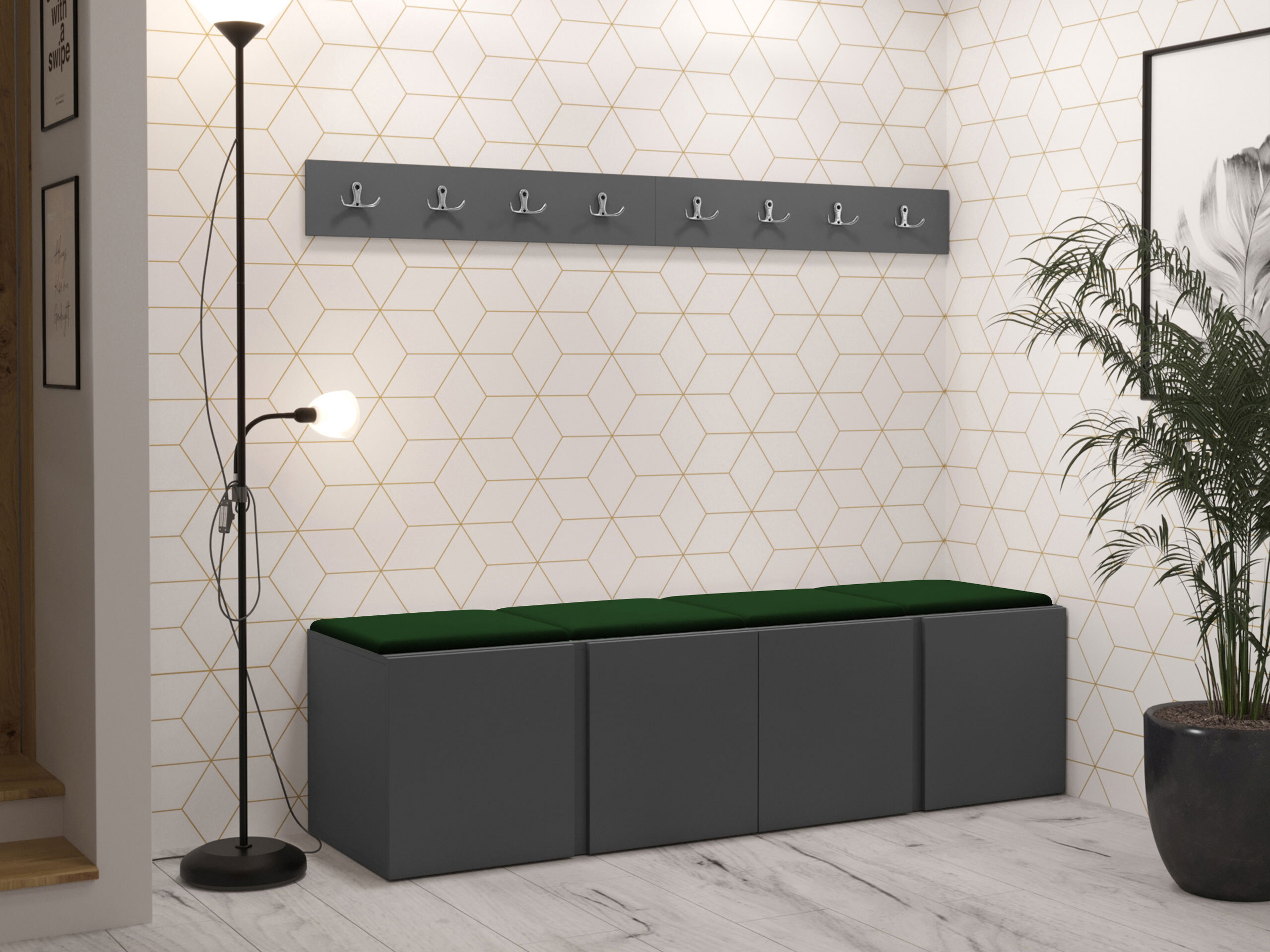 Meuble d'entrée Pinis VII (Polo 889)