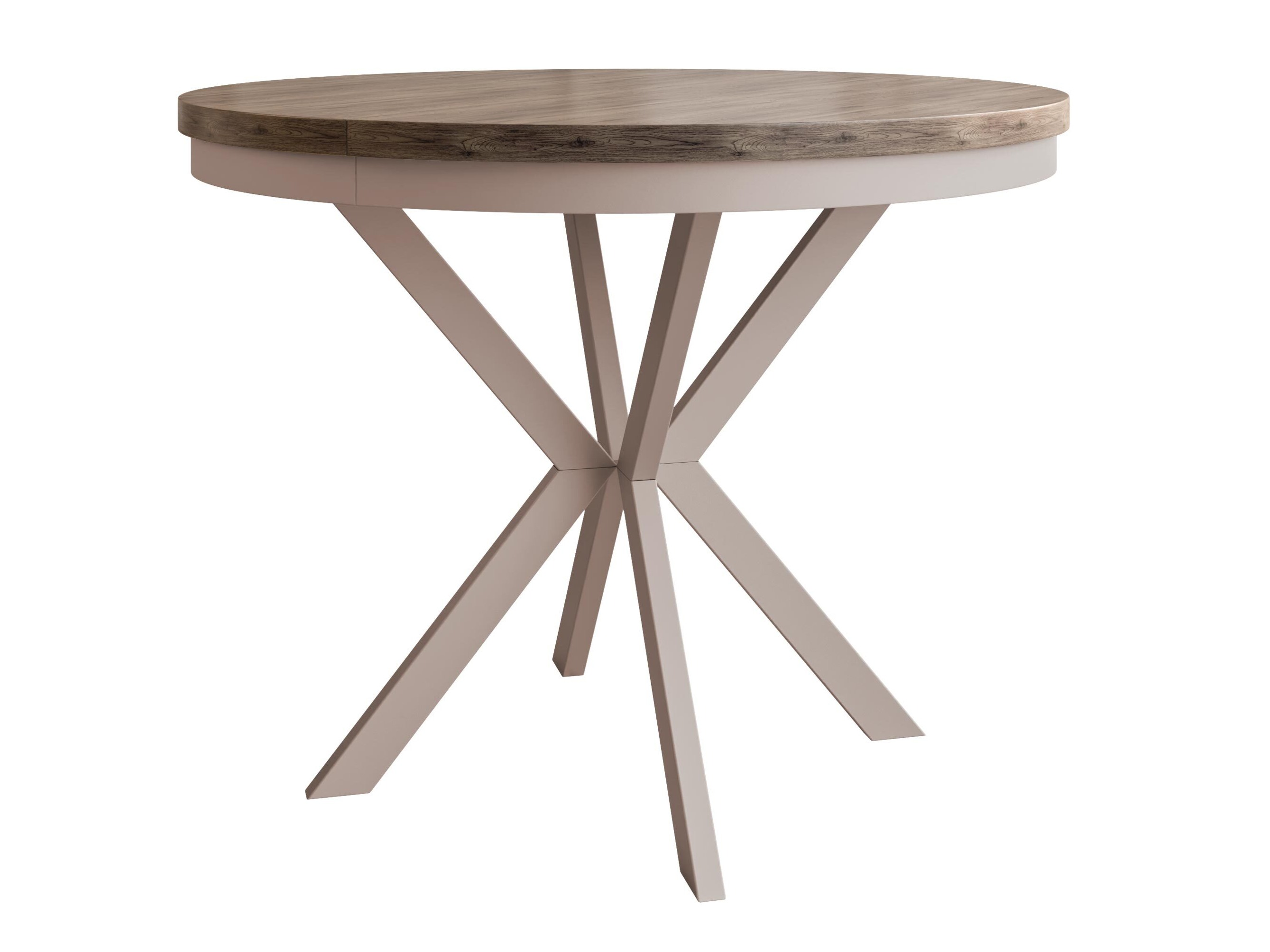 Table Oswego 155 (Clair bois + Cachemire)