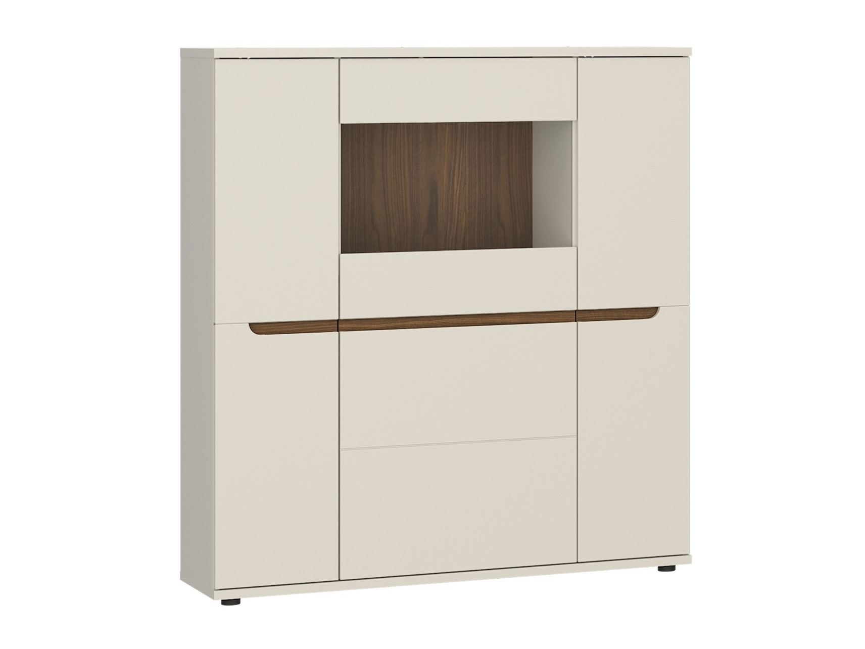 Buffet Deldori 103 (Cachemire + Noyer)