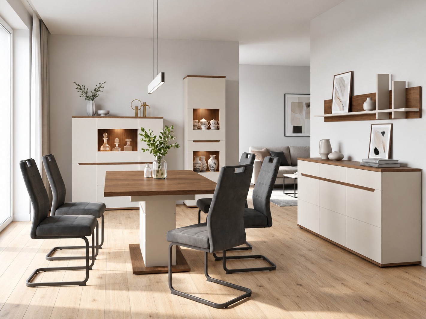 Buffet Deldori 103 (Noyer + Cachemire)