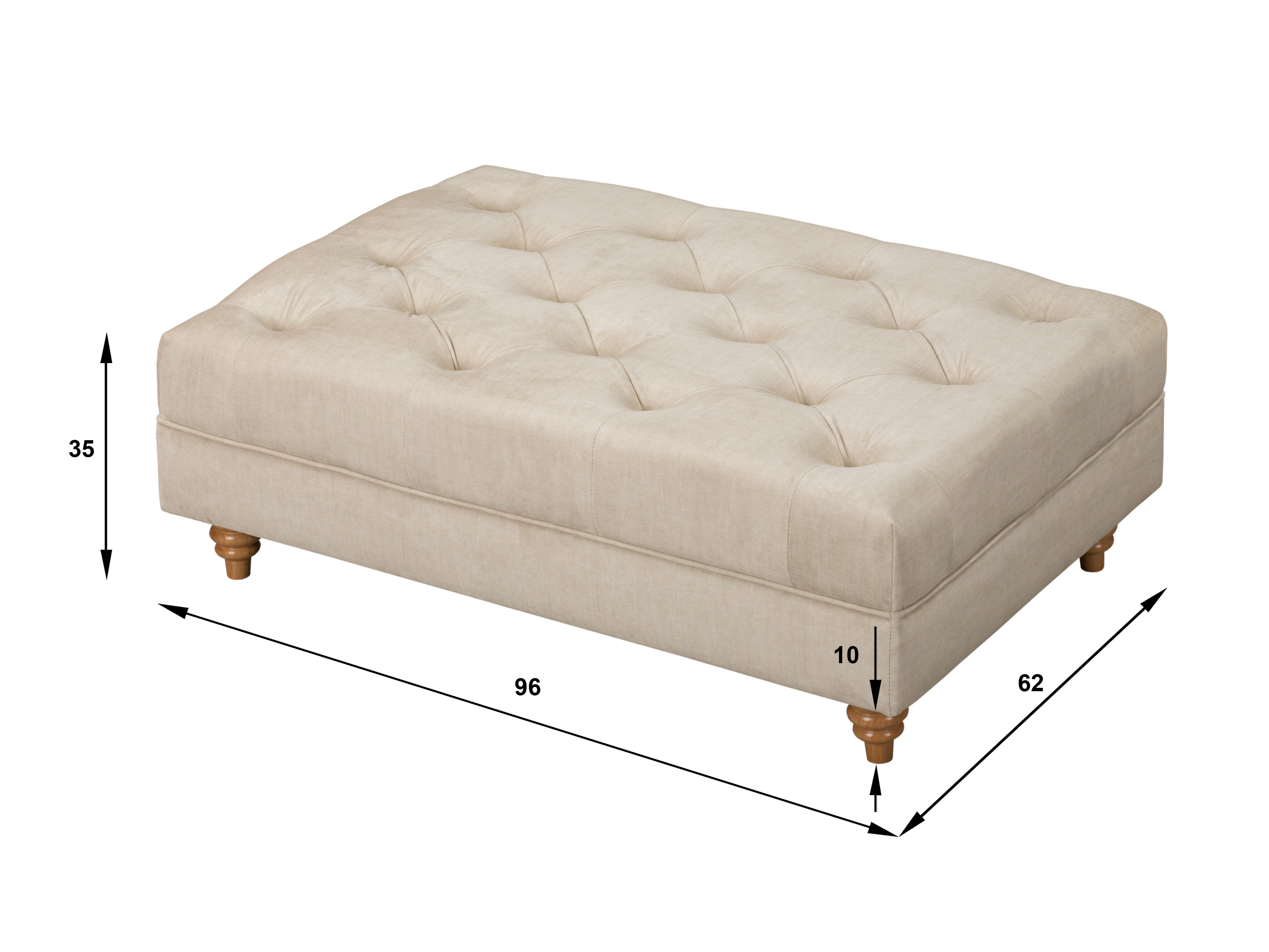 Banc rembourré Elitala 100 (Vogue 17)