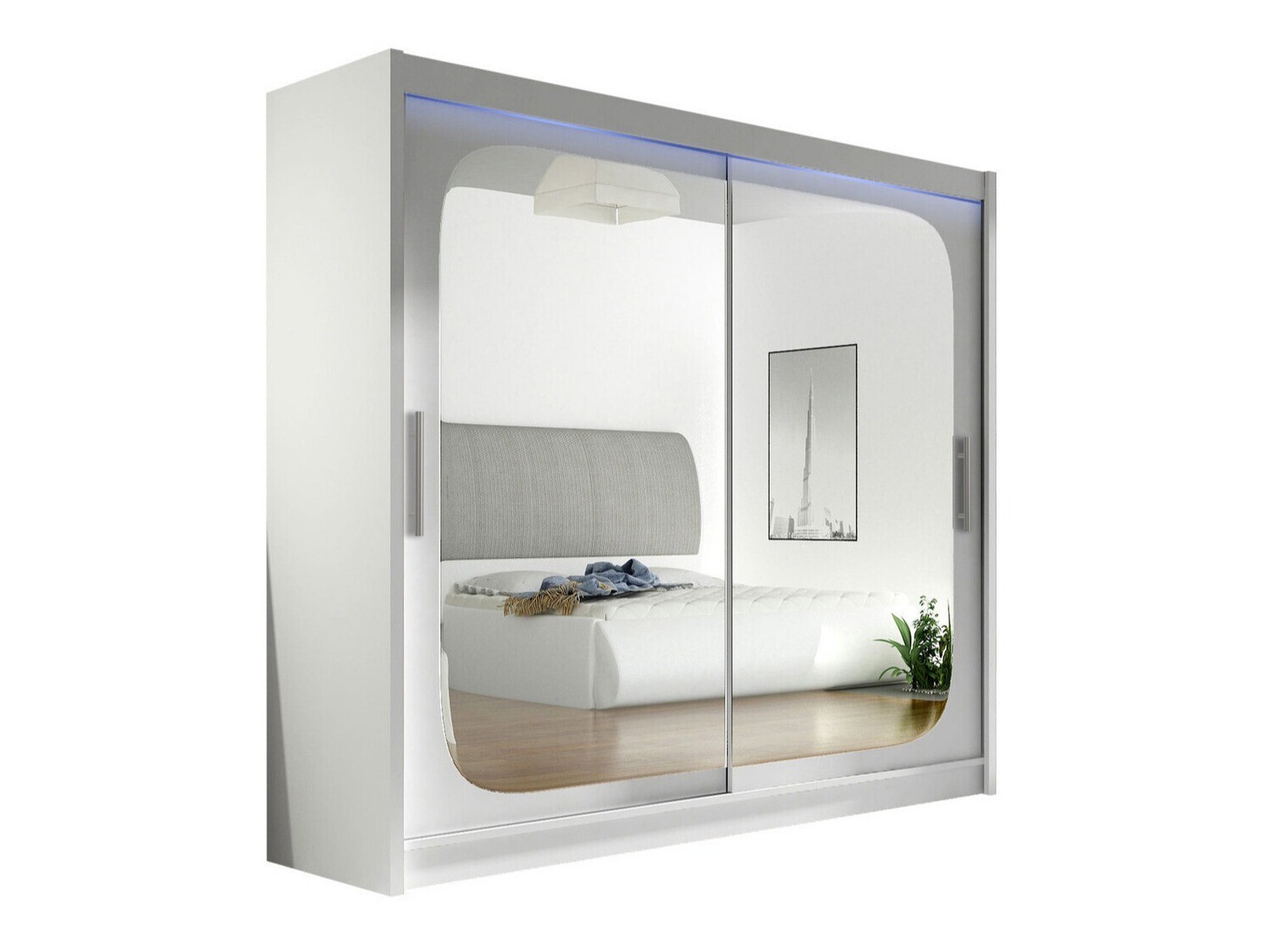 Armoire Closico Pallor VIII (Blanc)