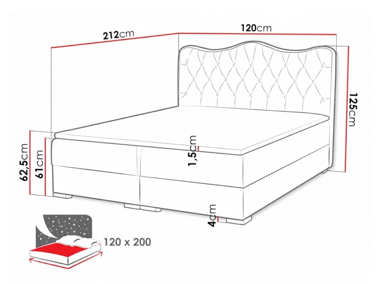 Lit boxspring Tectum (Soft 010A)