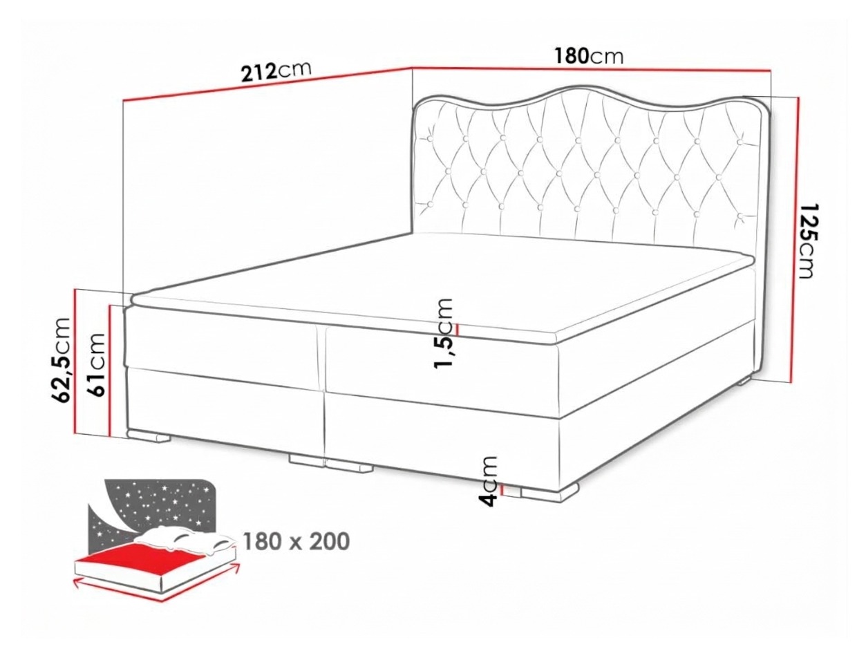 Lit boxspring Tectum (Soft 010A)