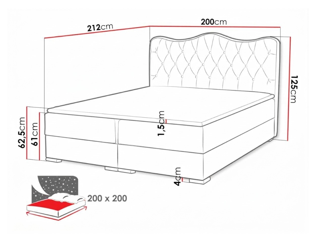 Lit boxspring Tectum (Soft 010A)