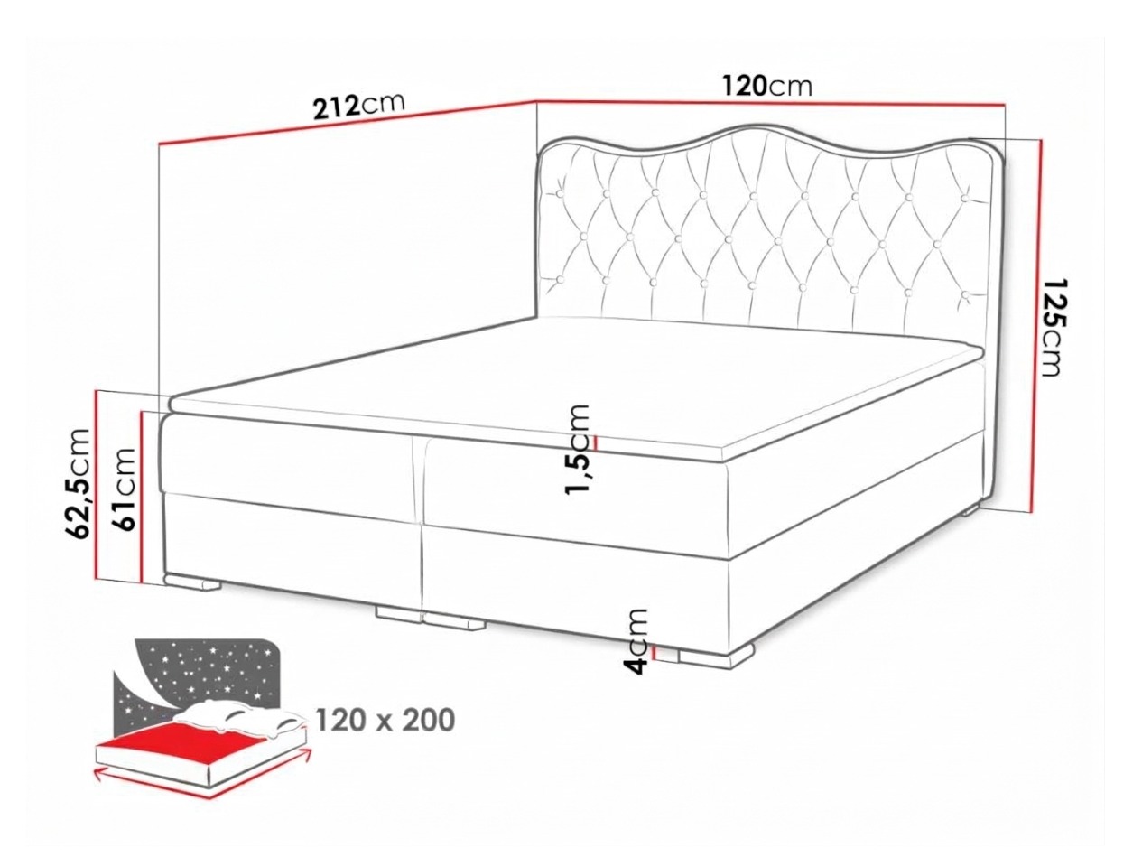 Lit boxspring Tectum (Soft 020)