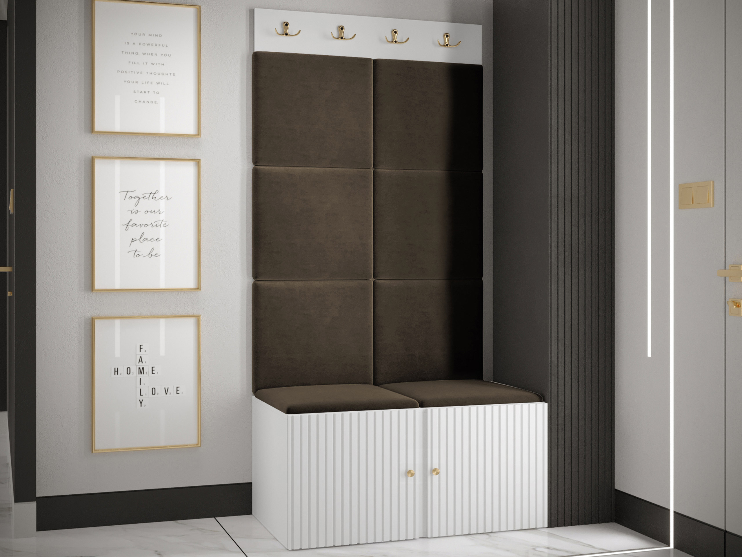 Meuble d'entrée Hartford 383 (Polo 877)