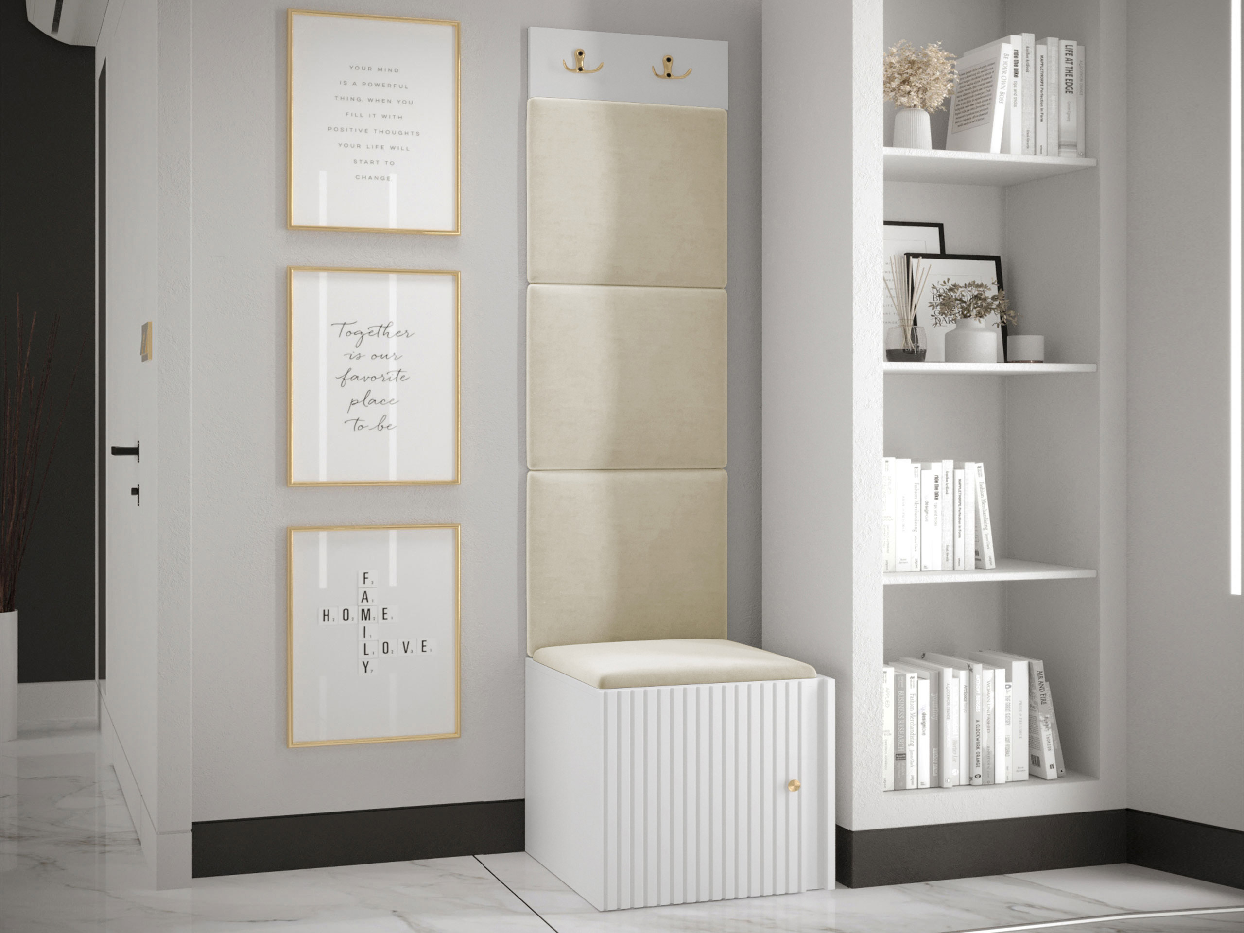 Meuble d'entrée Hartford 386 (Polo 872)