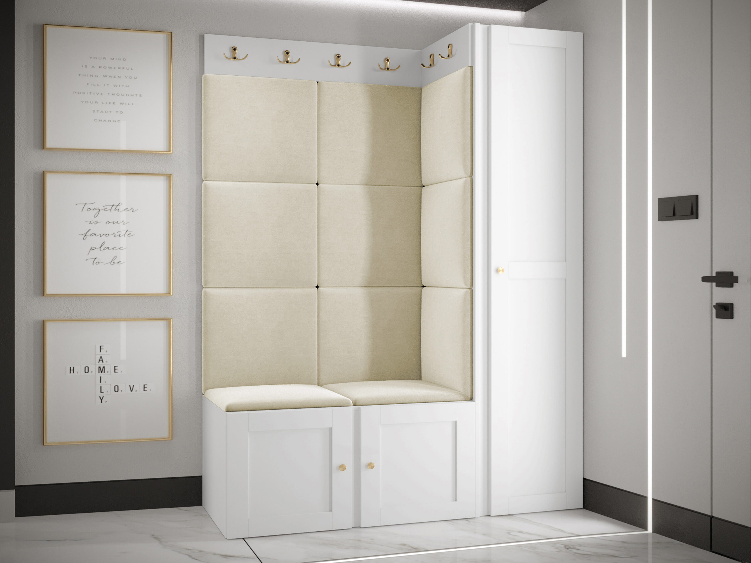 Meuble d'entrée Hartford 377 (Polo 872)