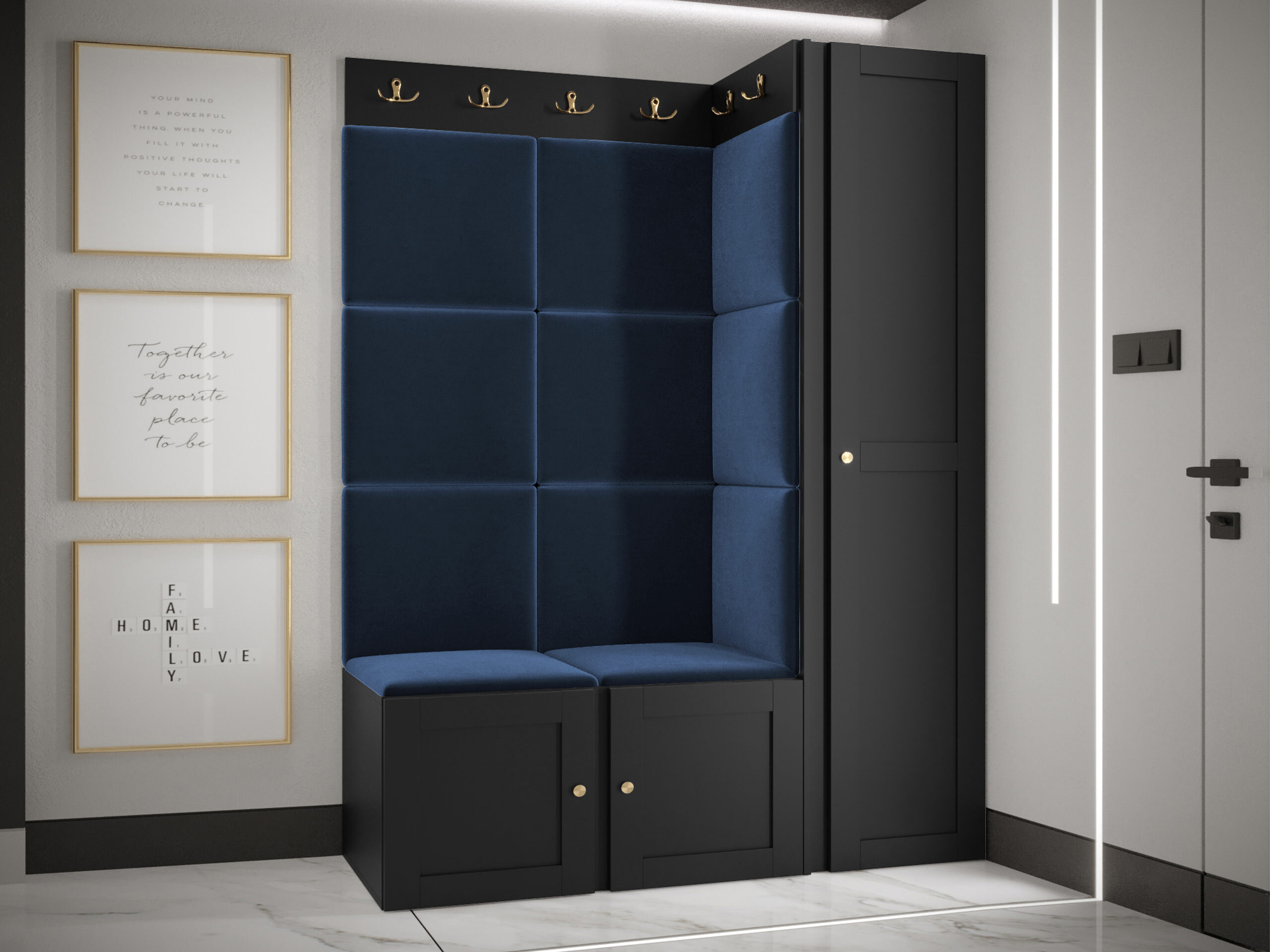 Meuble d'entrée Hartford 377 (Polo 891)