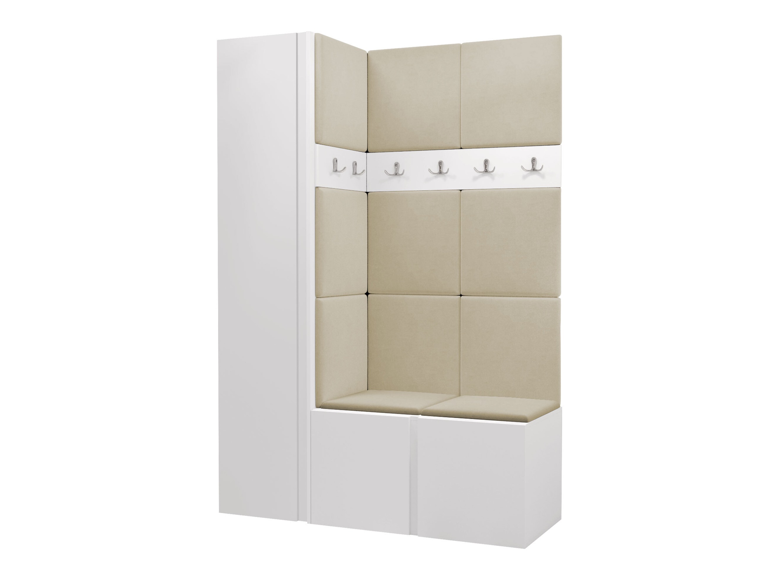 Meuble d'entrée Pinis IX (Blanc)