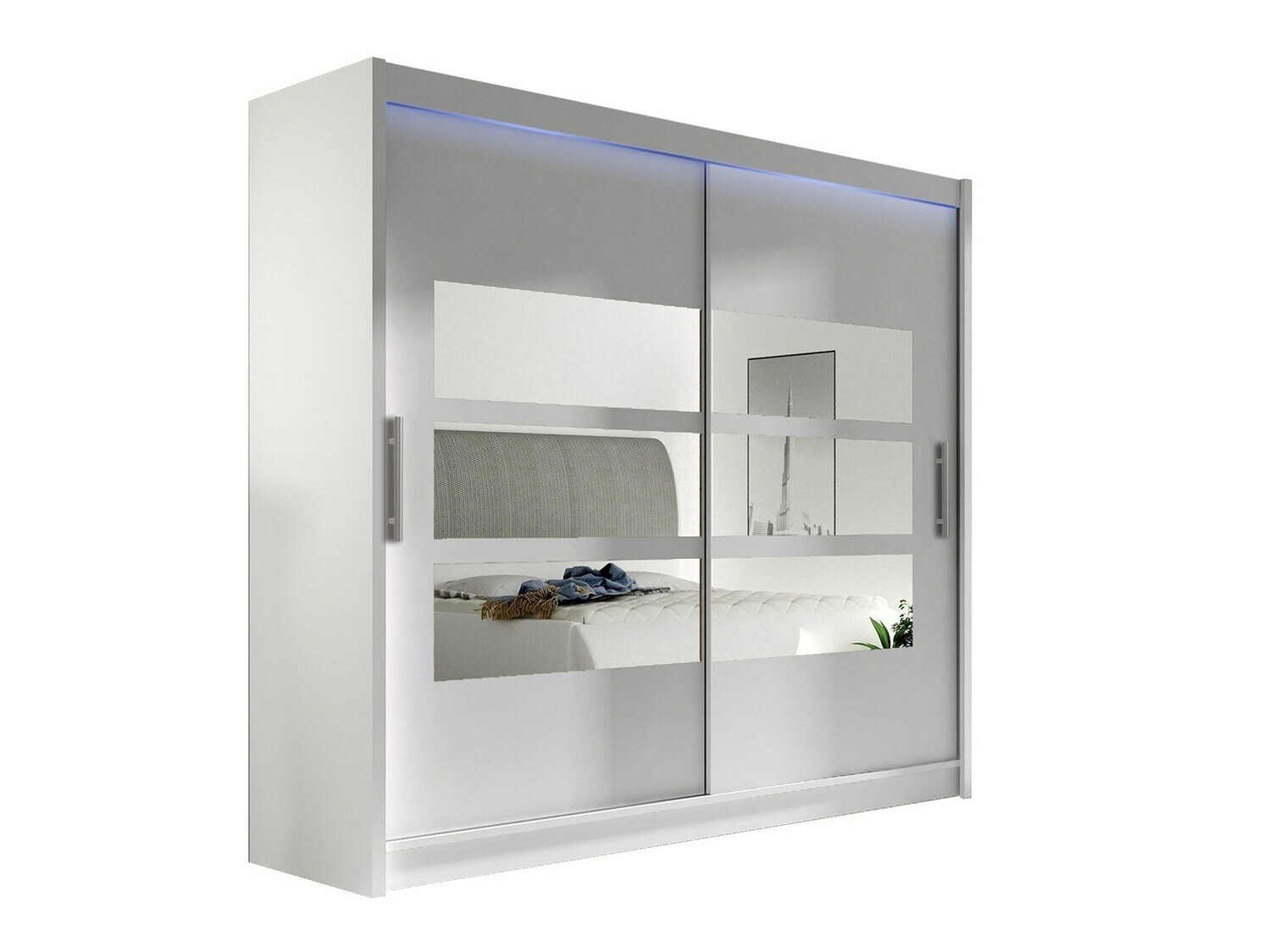 Armoire Closico Pallor III (Blanc)