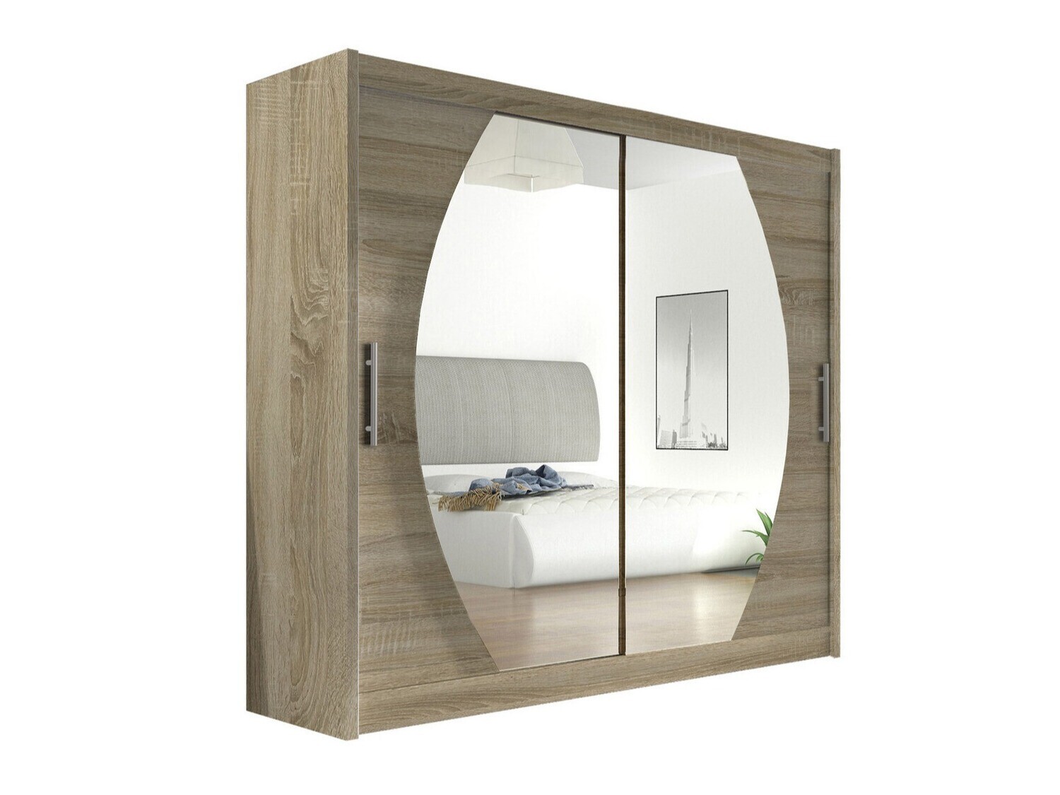 Armoire Closico Pallor IV (Sonoma chêne)