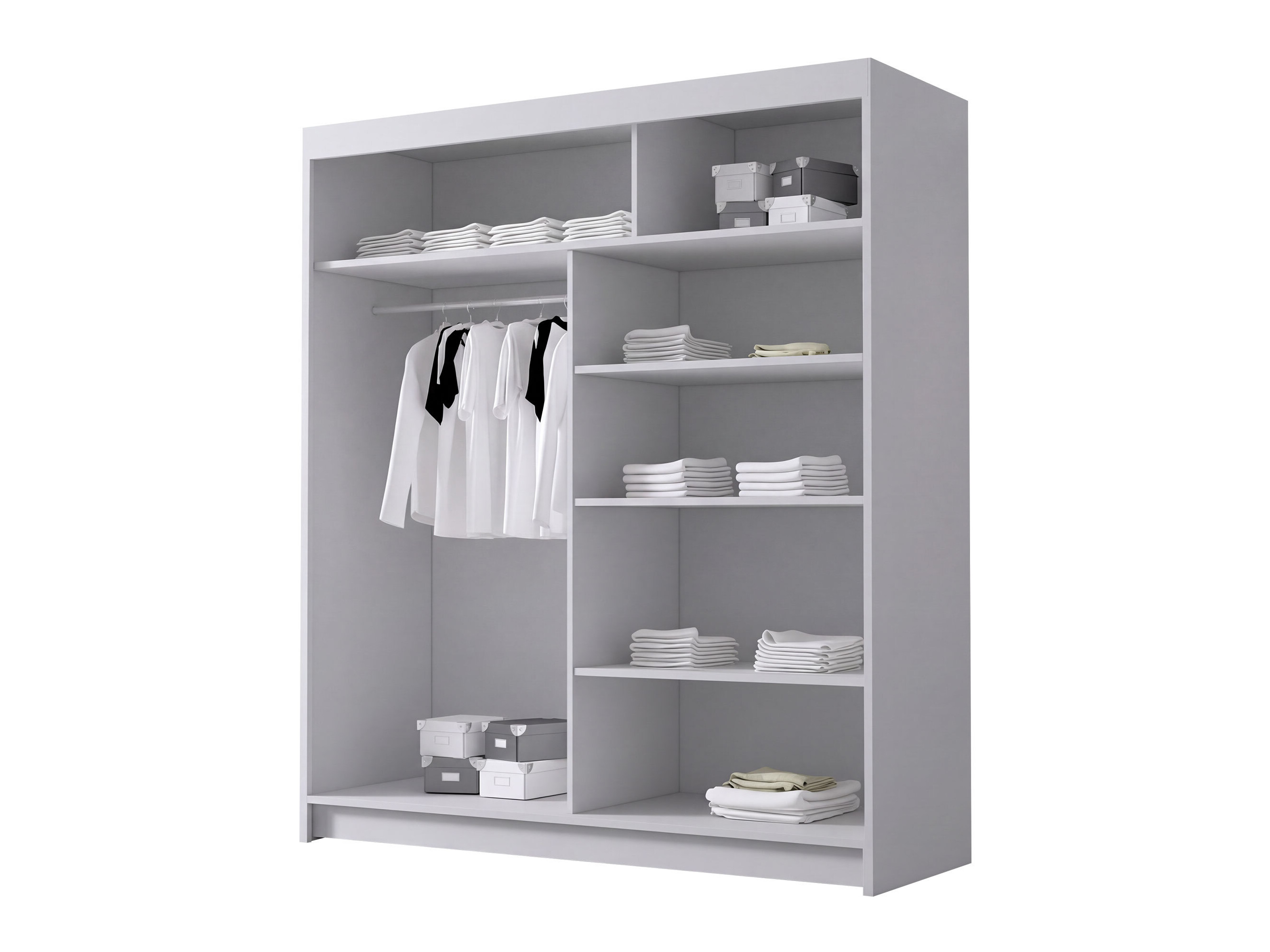 Armoire Closico Pallor V (Blanc)