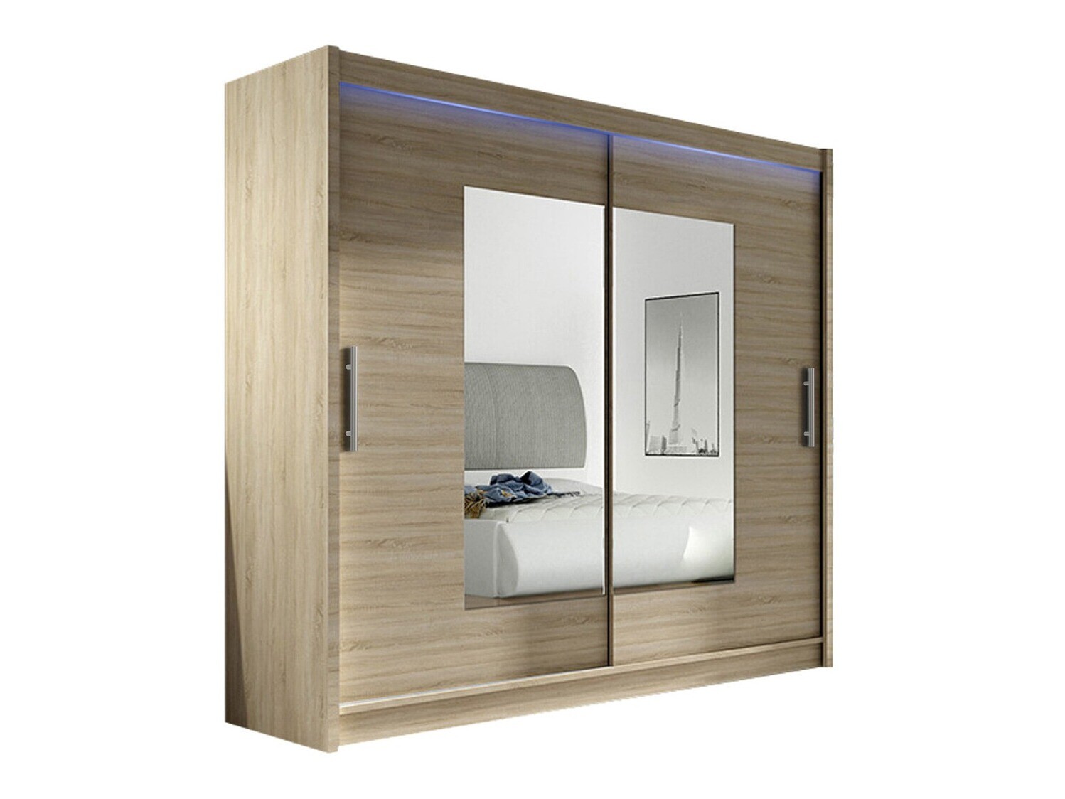 Armoire Closico Pallor VII (Sonoma chêne)
