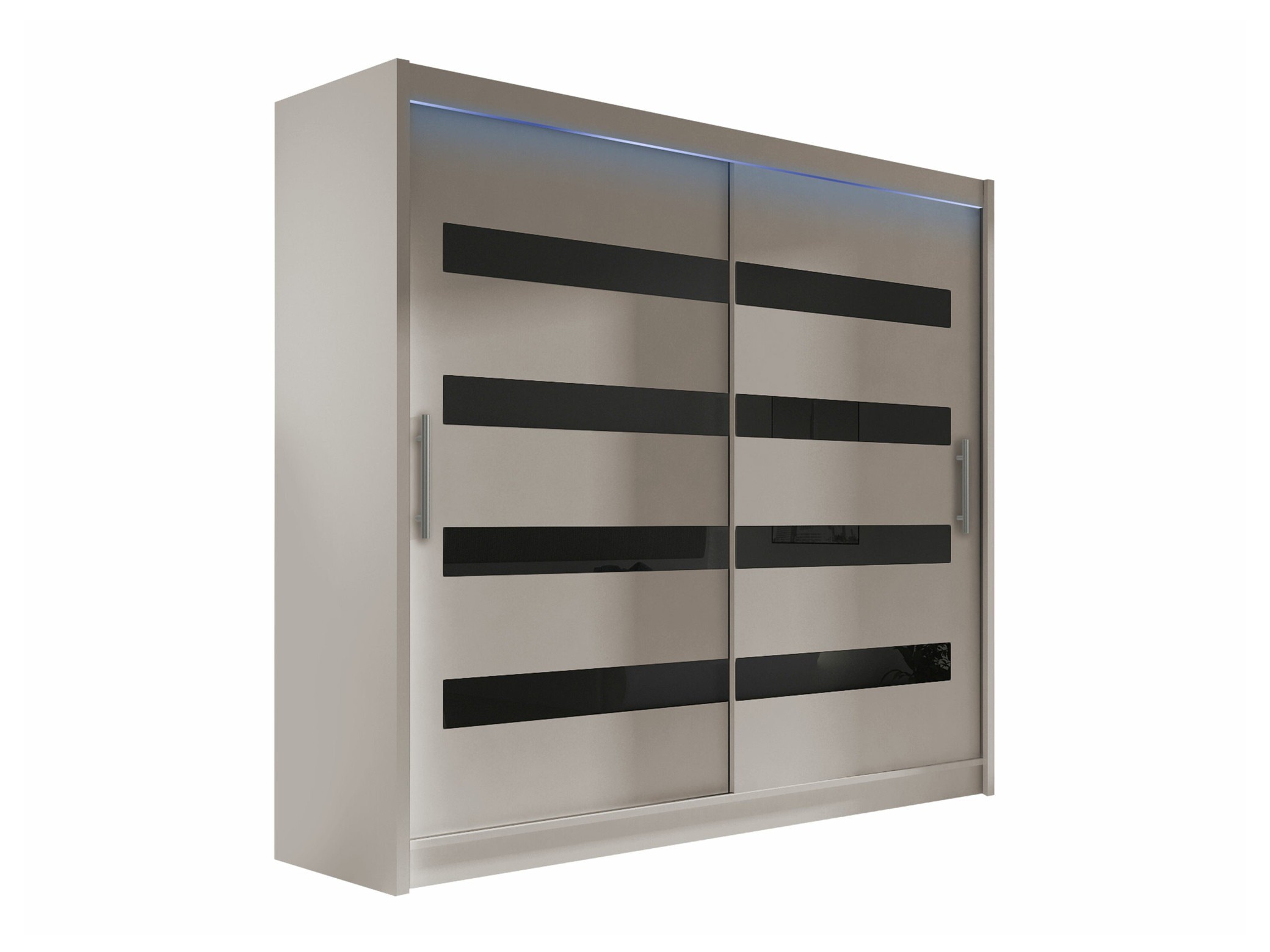 Armoire Closico Pallor XI (Cachemire + Noir)