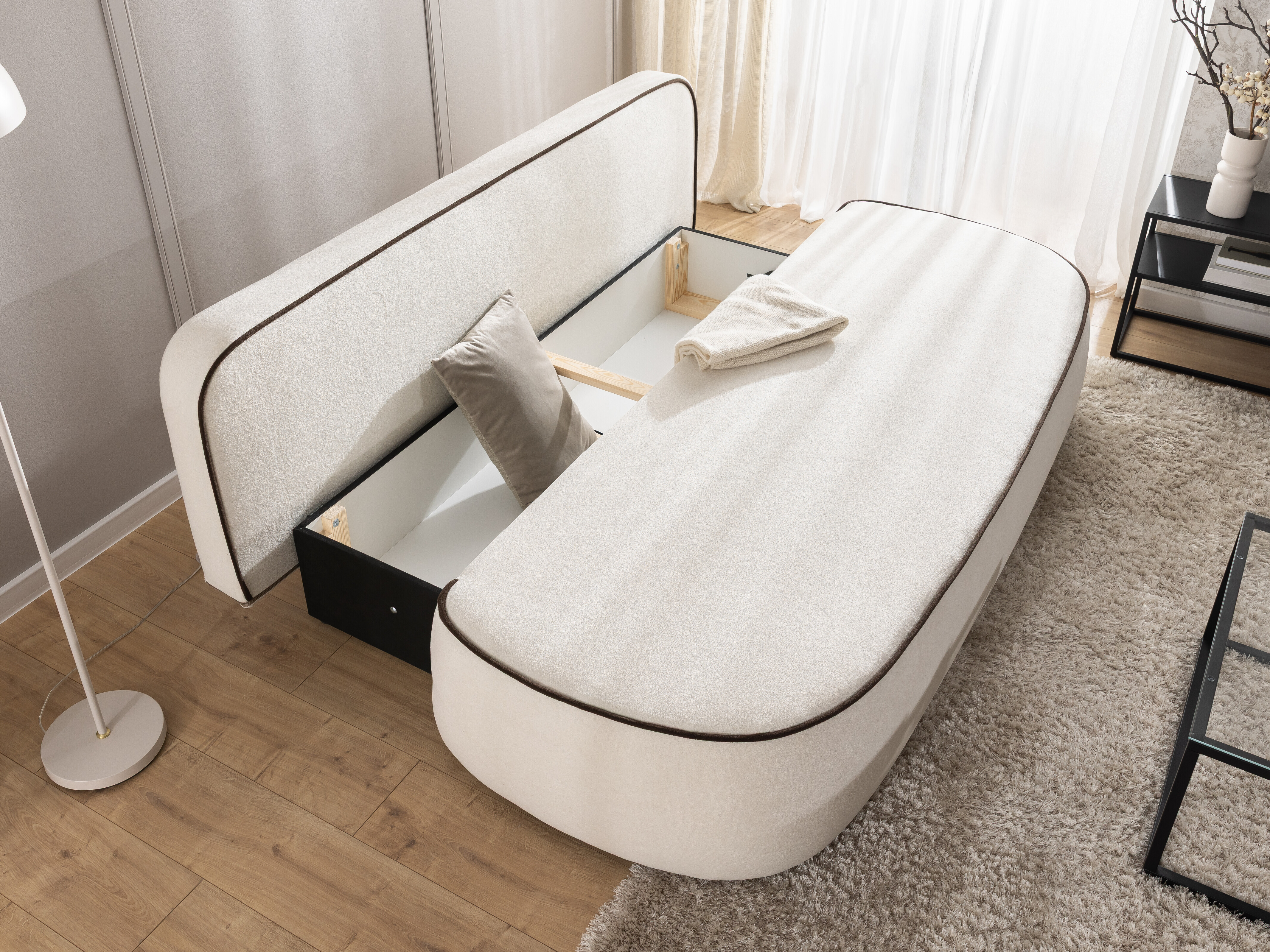 Canapé convertible Rocklin 243 (Doux 01 + Doux 06)