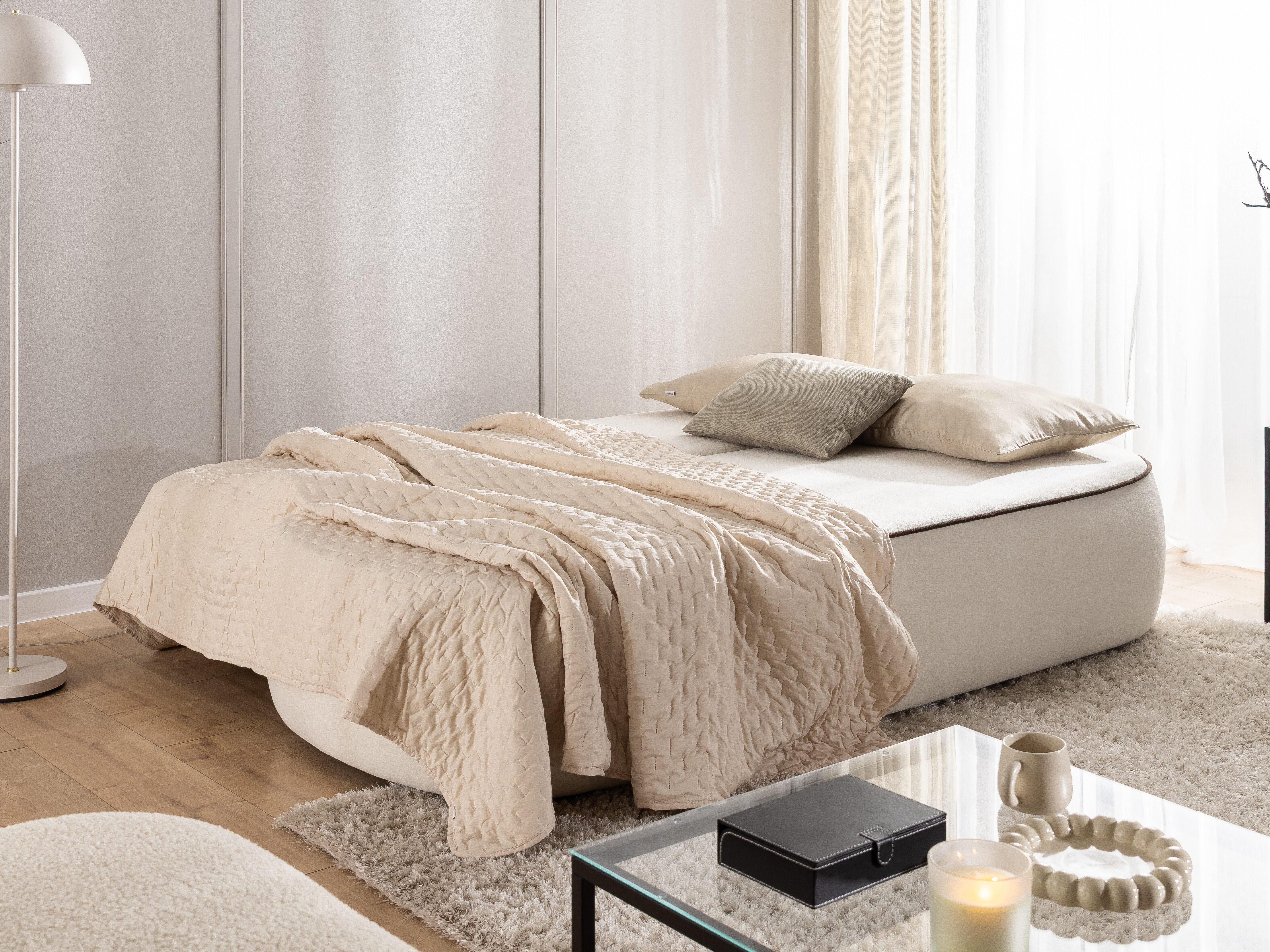 Canapé convertible Rocklin 243 (Doux 01 + Doux 06)