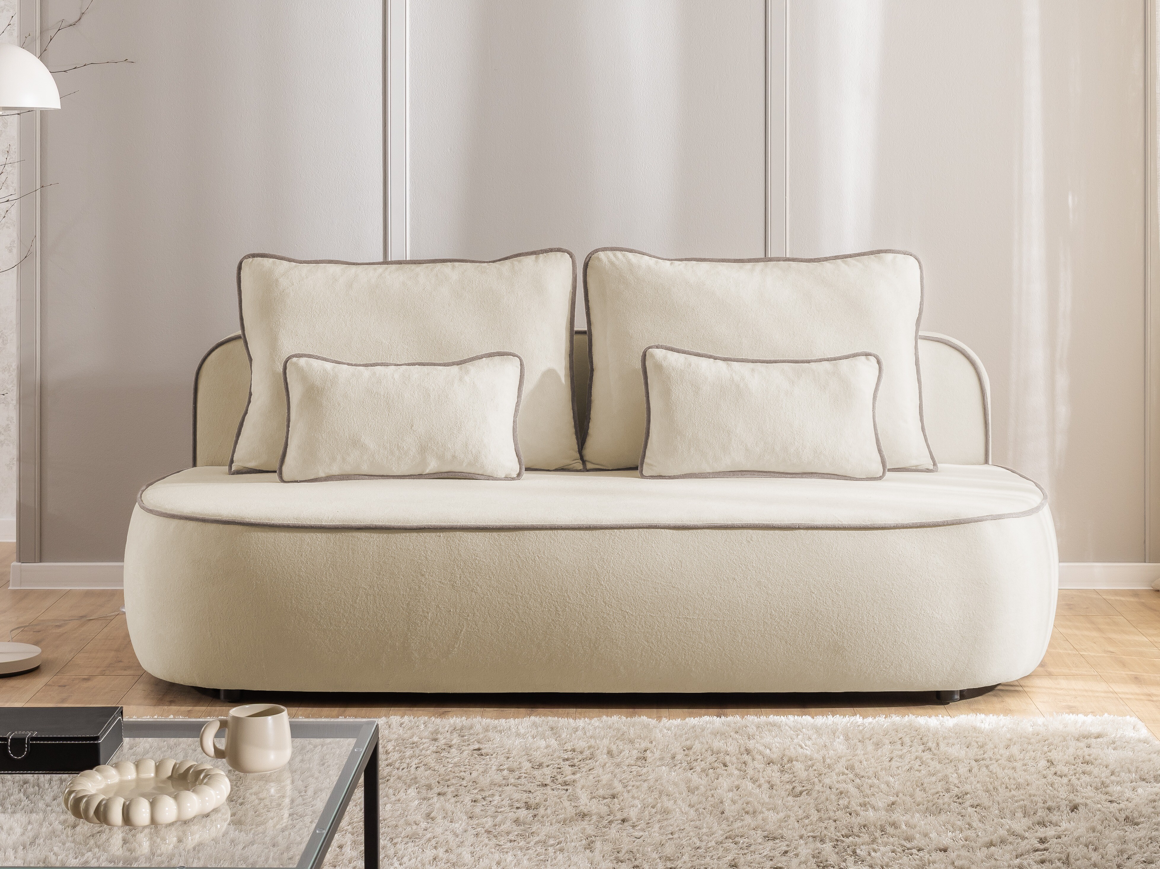 Canapé convertible Rocklin 243 (Doux 02 + Doux 04)
