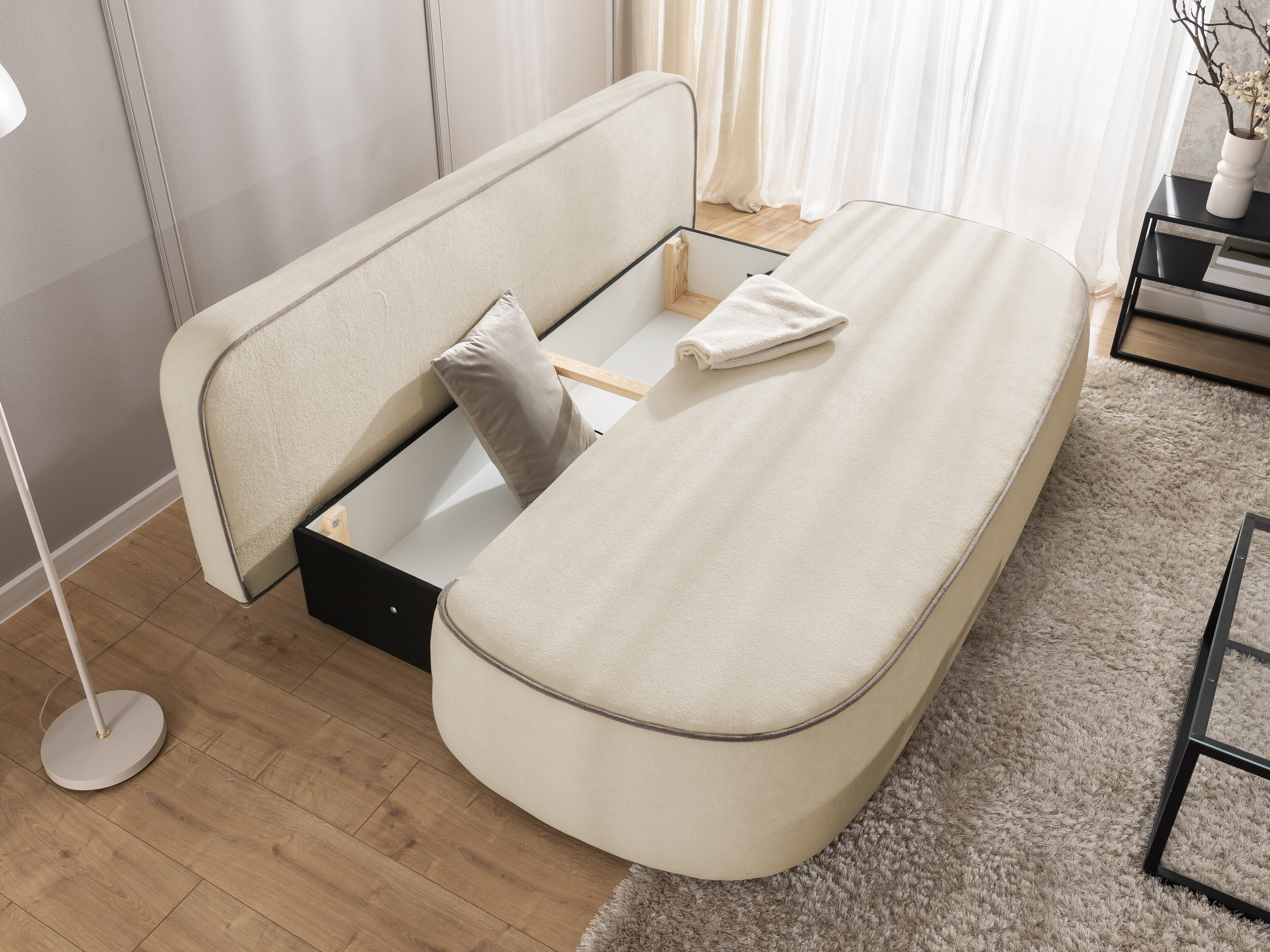 Canapé convertible Rocklin 243 (Doux 02 + Doux 04)